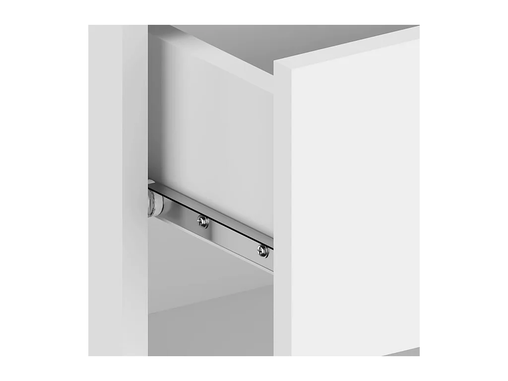 Freke  Tables de chevet murales 2 pcs Blanc