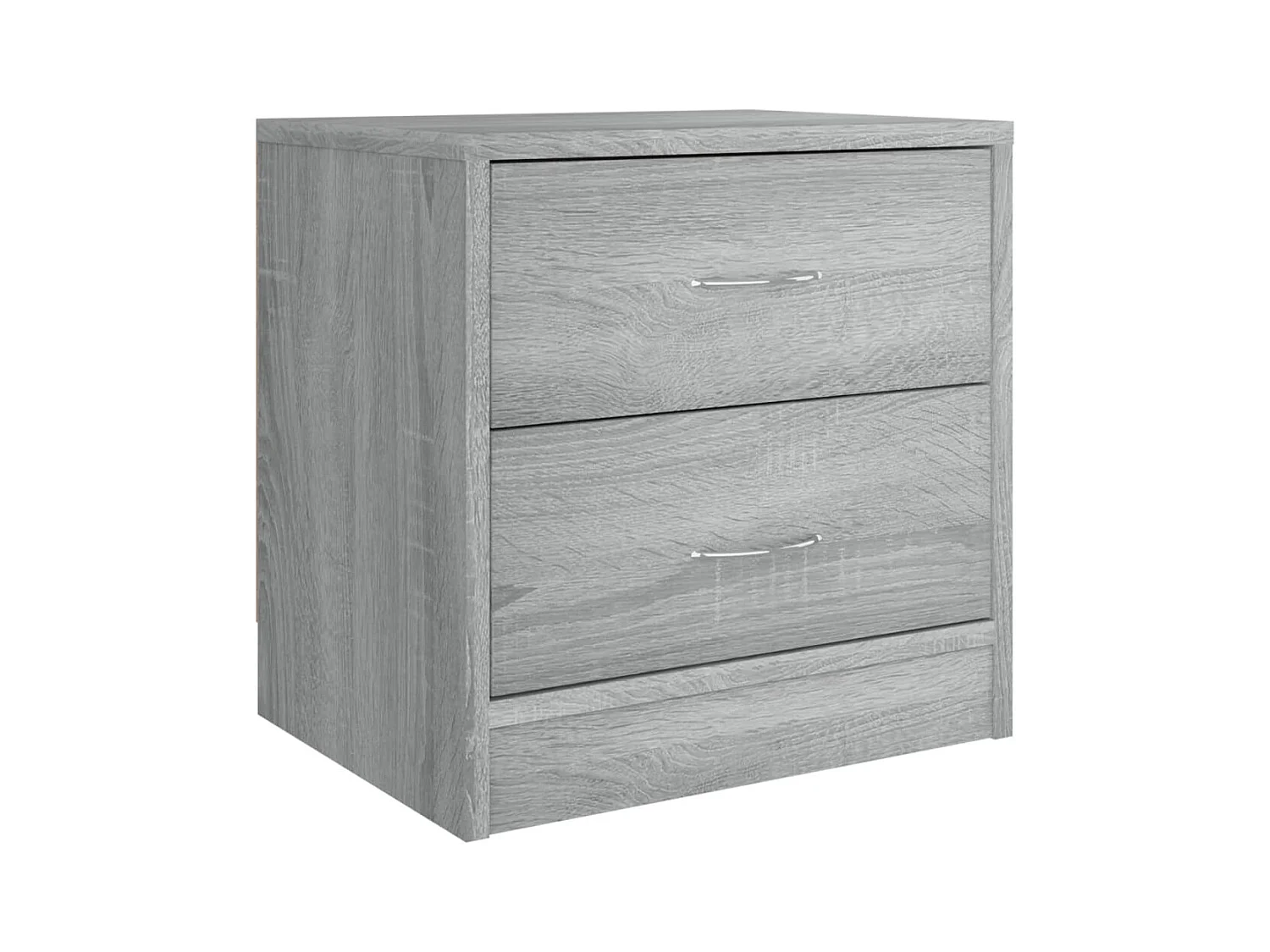 Wytse  Tables de chevet 2 pcs sonoma gris 40x30x40 cm bois ingénierie