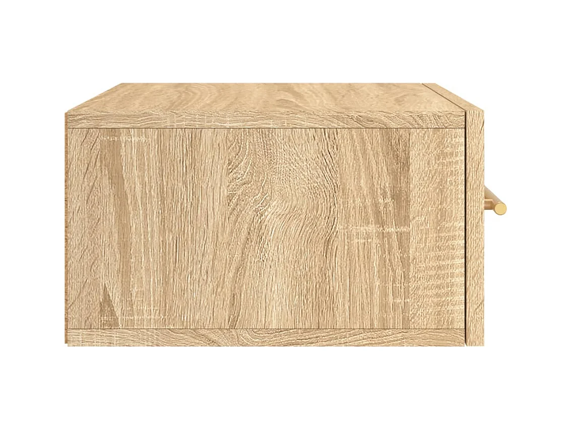 Nylo  Table de chevet murale chêne sonoma 35x35x20 cm