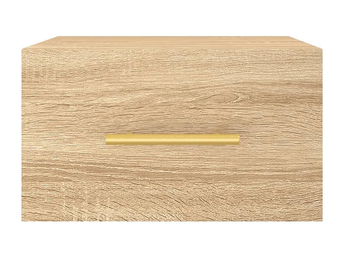 Nylo  Nachtkastje wandgemonteerd 35x35x20 cm sonoma eikenkleurig