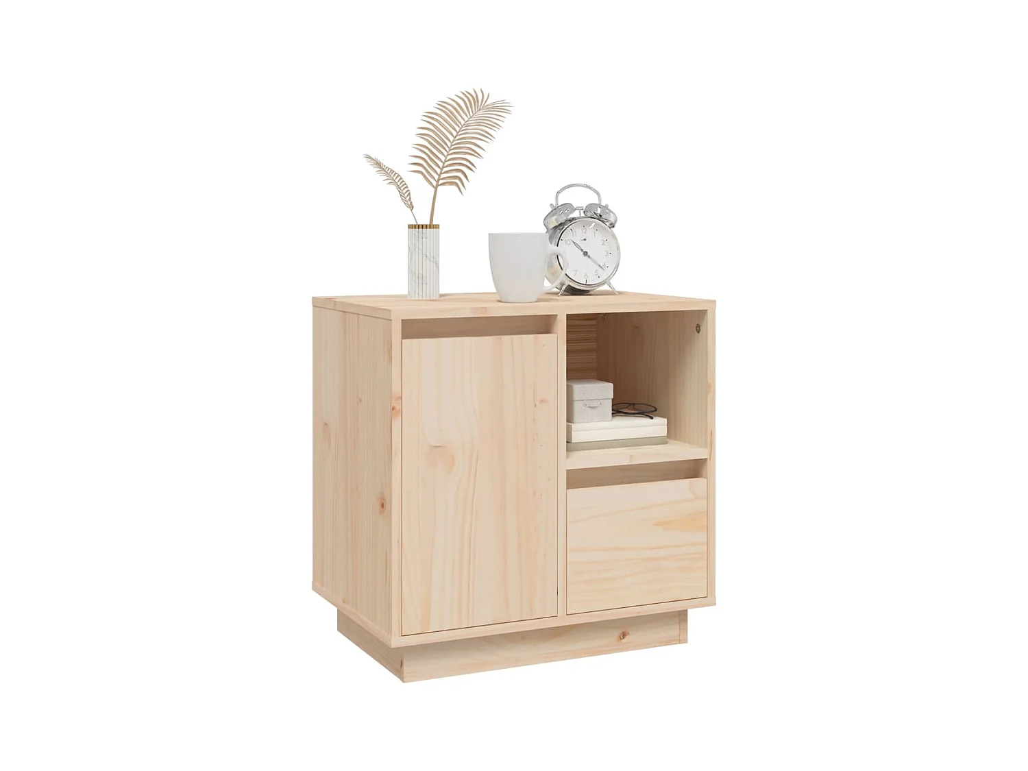 Hollidaysburg  Table de chevet 50x34x50 cm Bois de pin massif