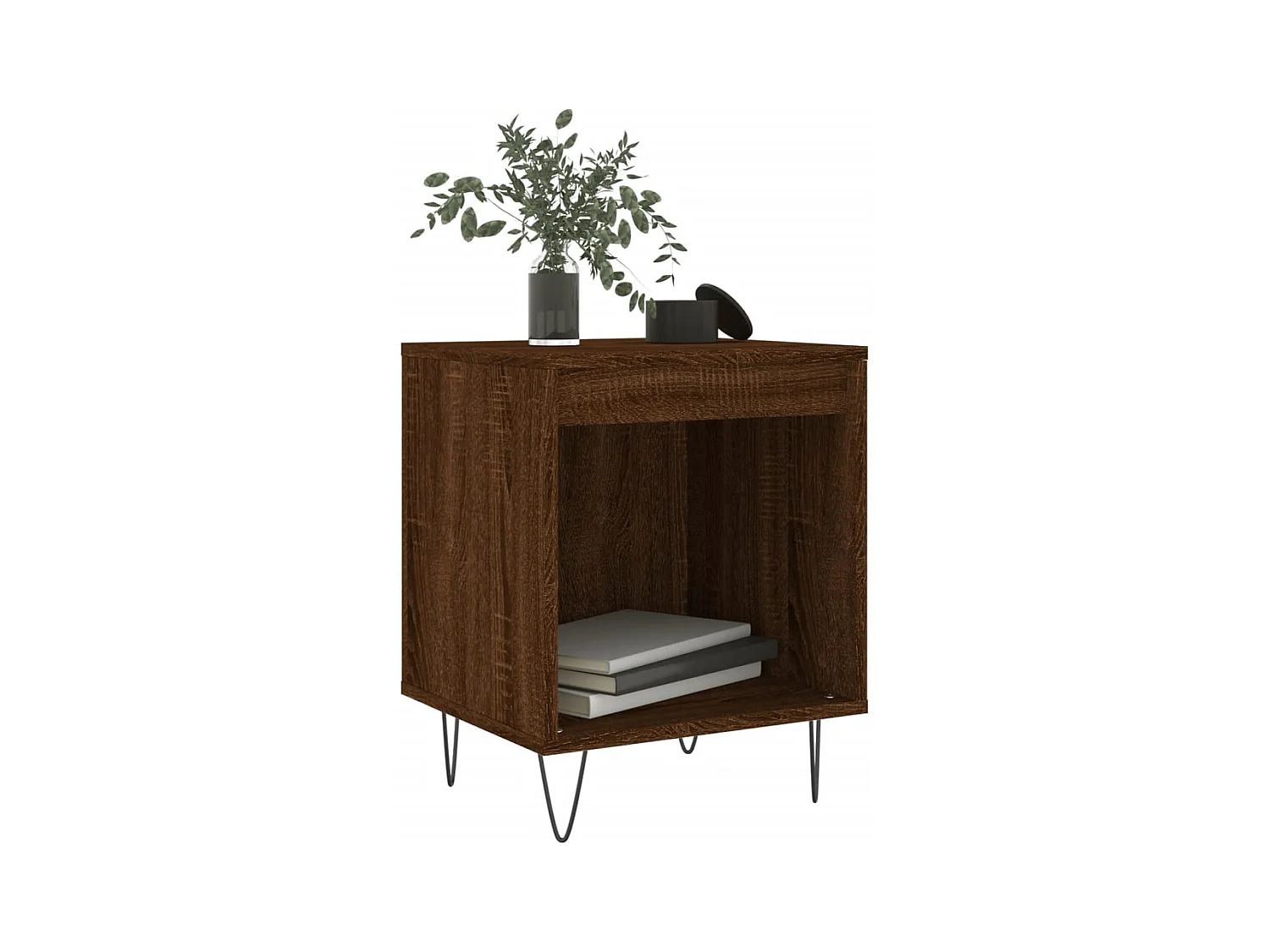 Sander  Tables de chevet 2 pcs chêne marron 40x35x50 cm bois ingénierie