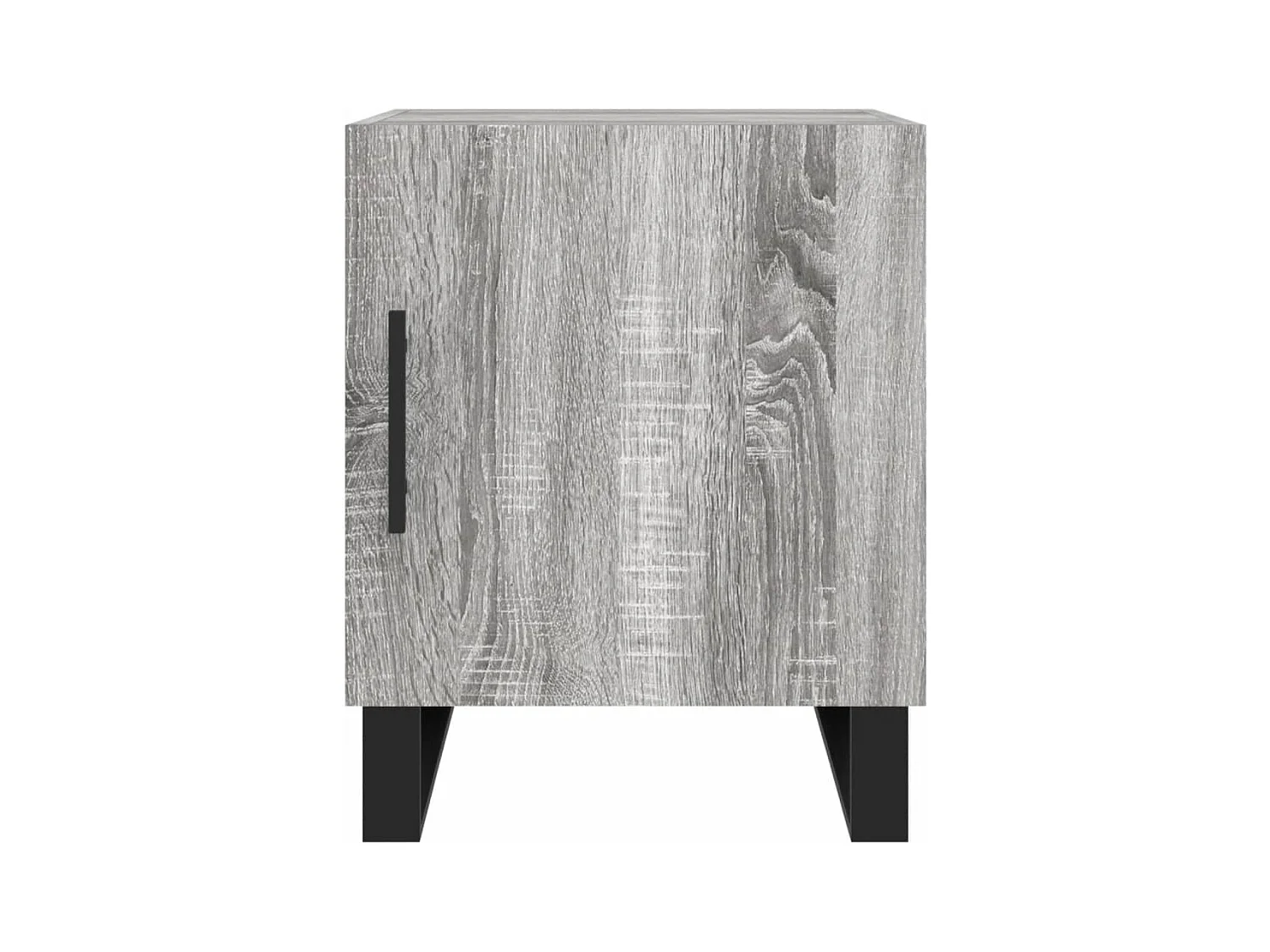 Kuopio  Table de chevet sonoma gris 40x40x50 cm bois d'ingénierie