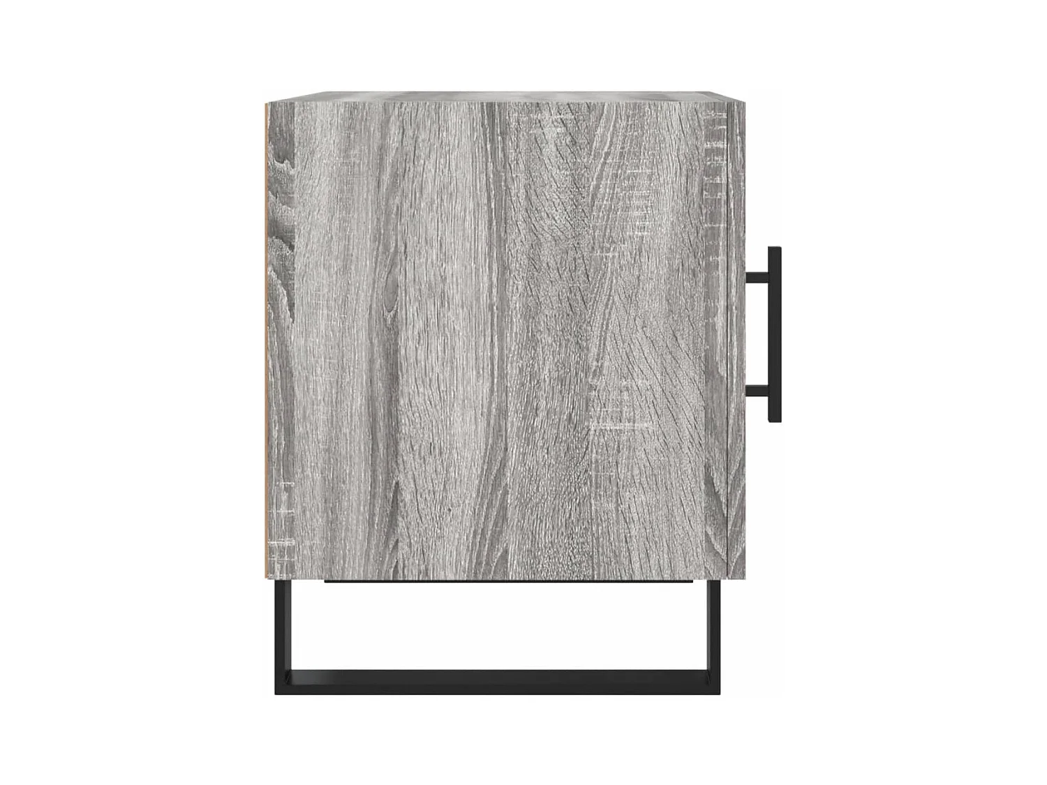 Kuopio  Table de chevet sonoma gris 40x40x50 cm bois d'ingénierie