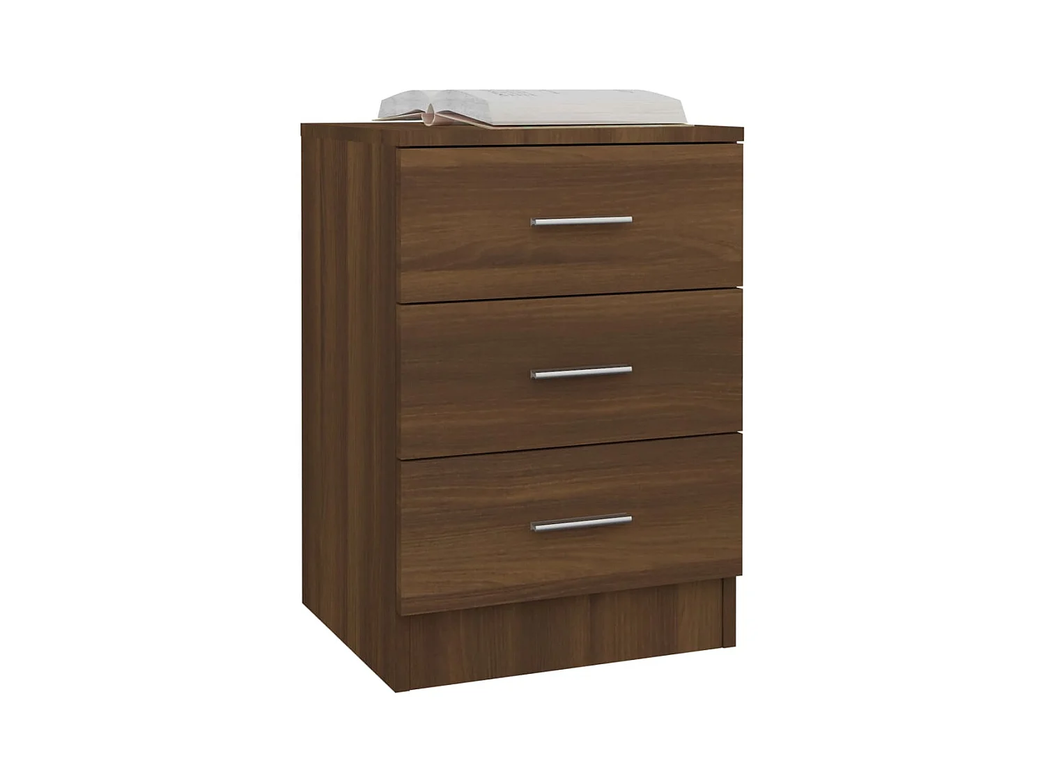 Drumraney  Nachttische 2 Stk. Braun Eichen-Optik 38x35x56 cm Holzwerkstoff