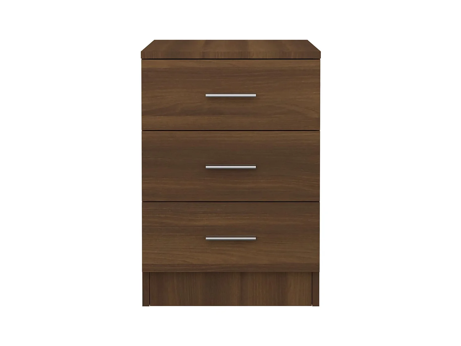 Drumraney  Nachttische 2 Stk. Braun Eichen-Optik 38x35x56 cm Holzwerkstoff