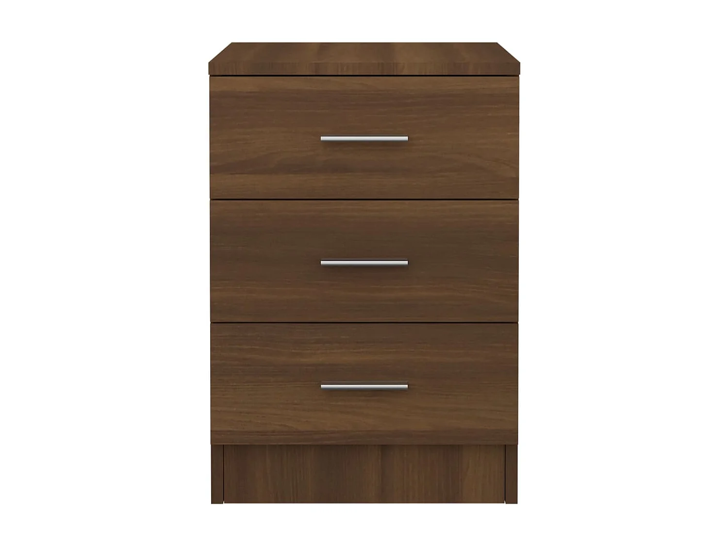 Drumraney  Nachttische 2 Stk. Braun Eichen-Optik 38x35x56 cm Holzwerkstoff