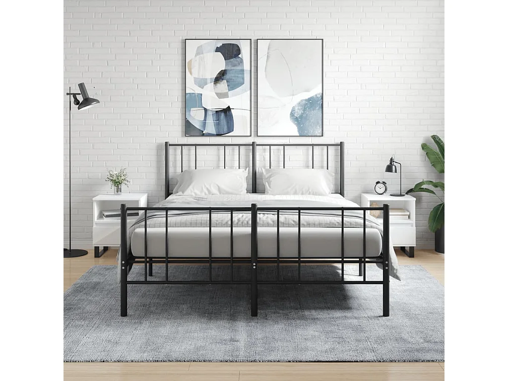 Pau  Nachttische 2 Stk. Weiß 40x35x50 cm Holzwerkstoff