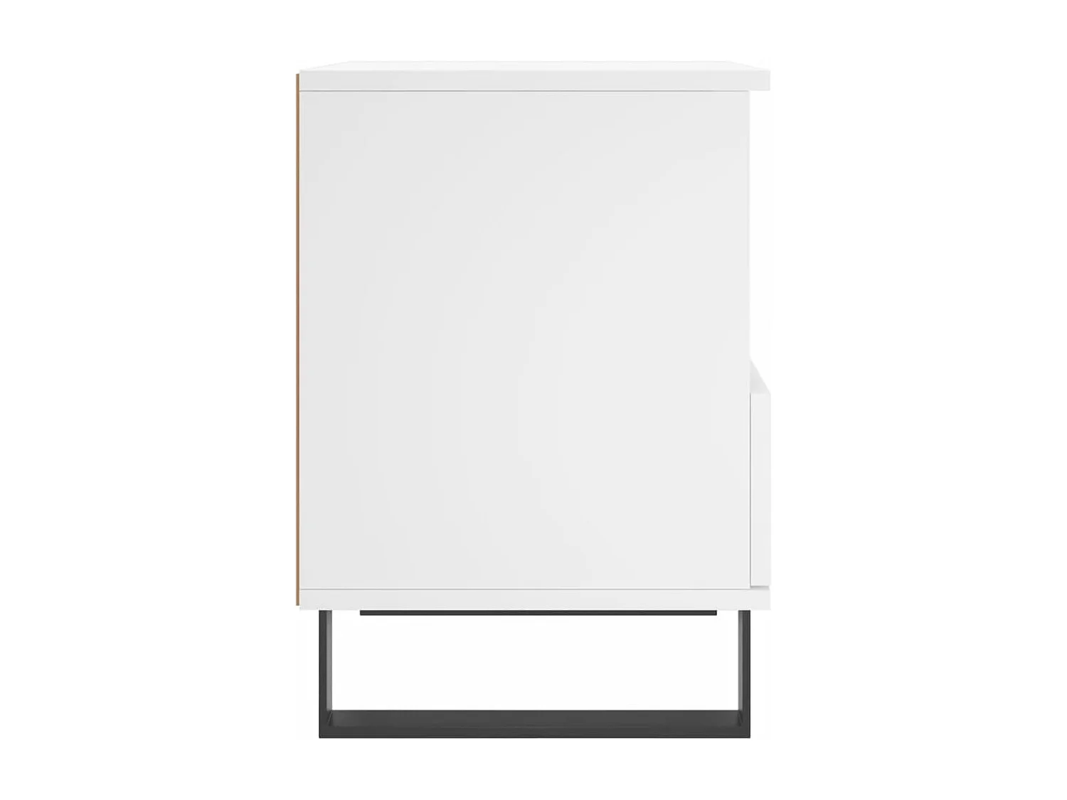 Pau  Tables de chevet 2 pcs blanc 40x35x50 cm bois d’ingénierie