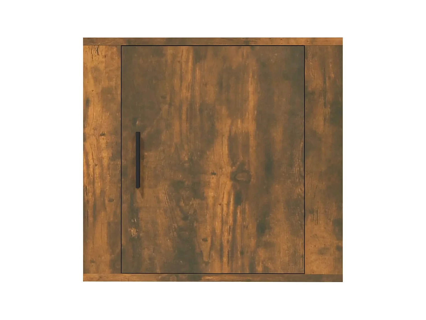 Almond  Table de chevet murale Chêne fumé 50x30x47 cm