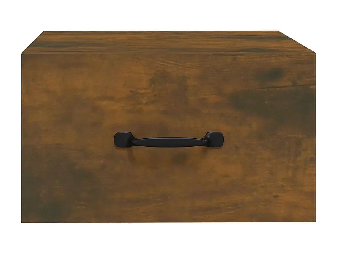 Gemma  Tables de chevet murales 2 pcs Chêne fumé 35x35x20 cm