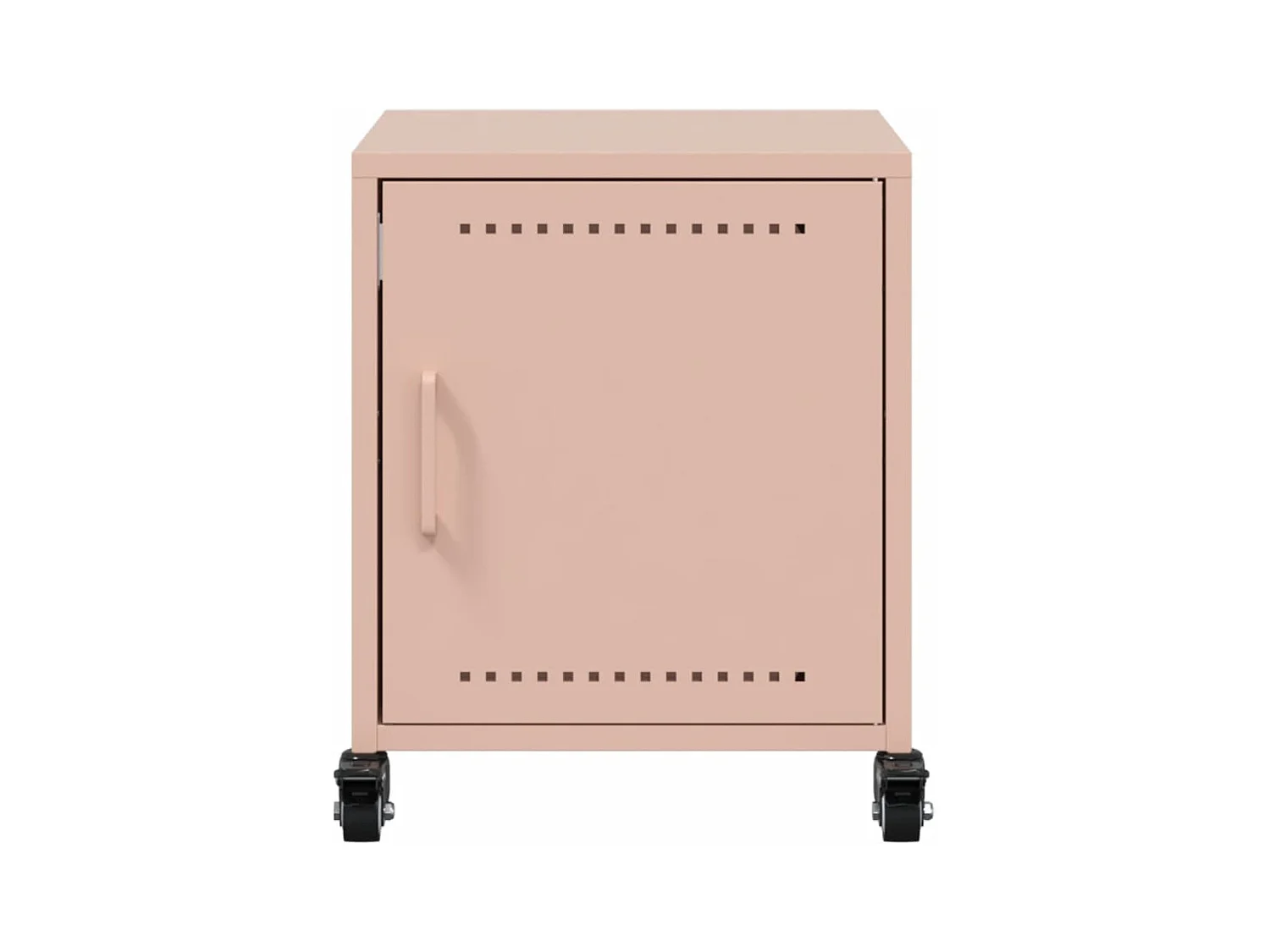 Crestline  Tables de chevet 2 pcs rose 36x39x43,5 cm acier