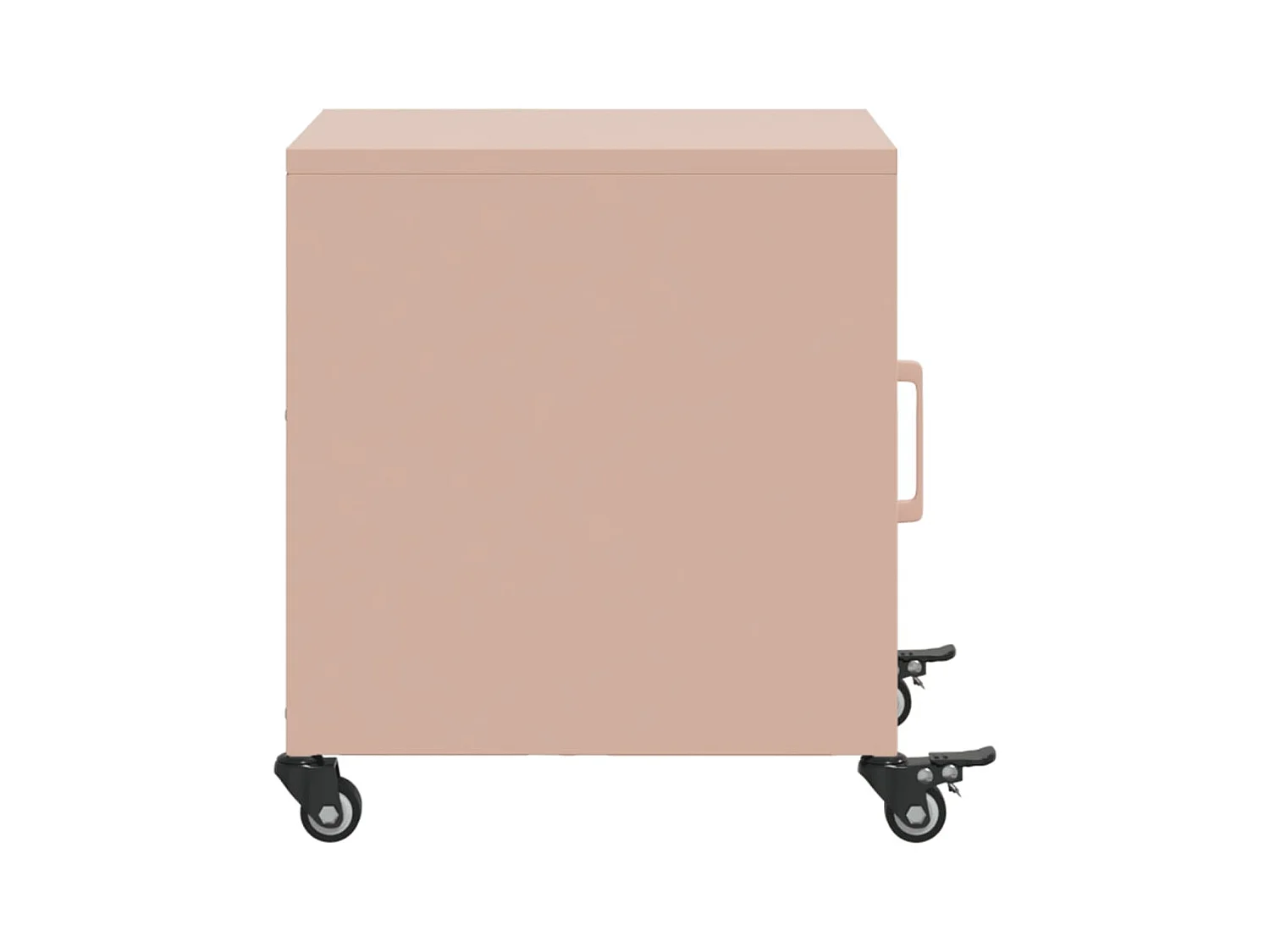 Crestline  Tables de chevet 2 pcs rose 36x39x43,5 cm acier