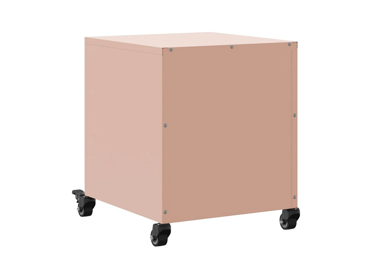 Crestline  Tables de chevet 2 pcs rose 36x39x43,5 cm acier