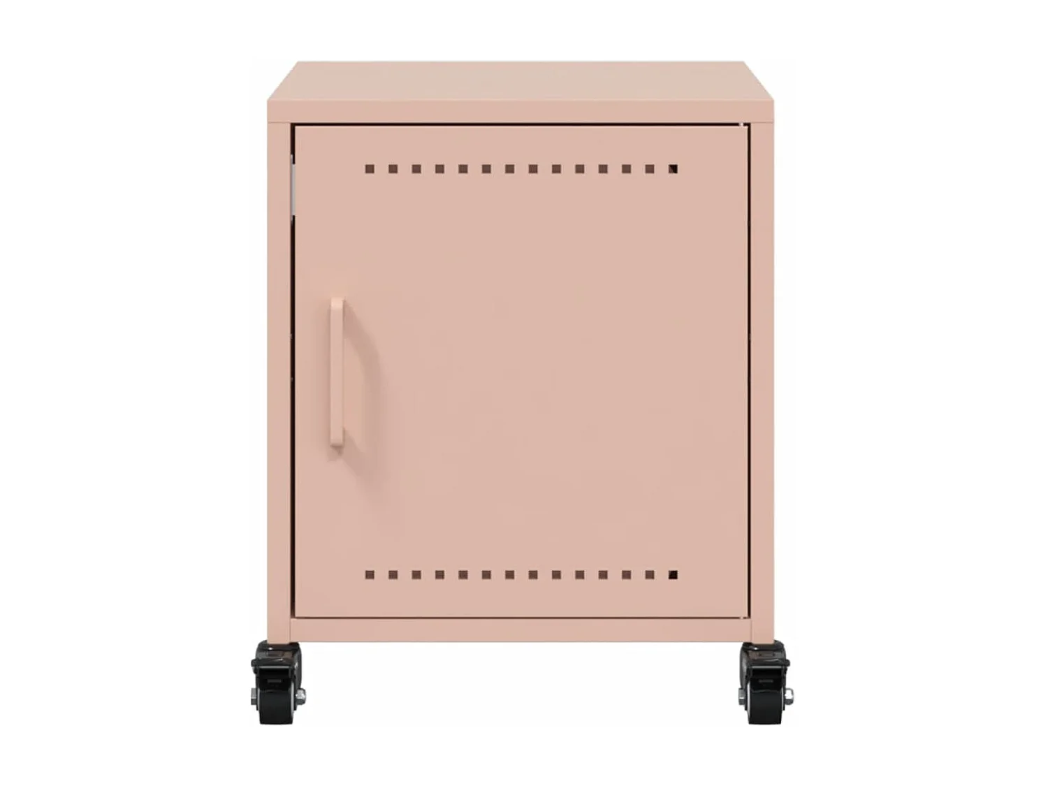 Crestline  Tables de chevet 2 pcs rose 36x39x43,5 cm acier