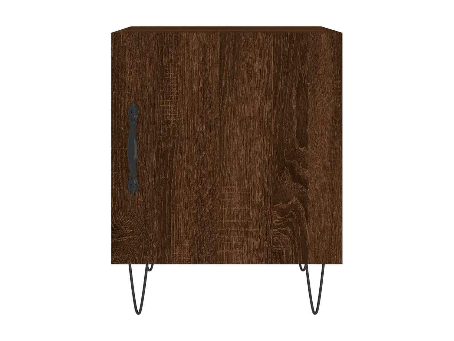 Corning  Tables de chevet 2pcs chêne marron 40x40x50cm bois d'ingénierie