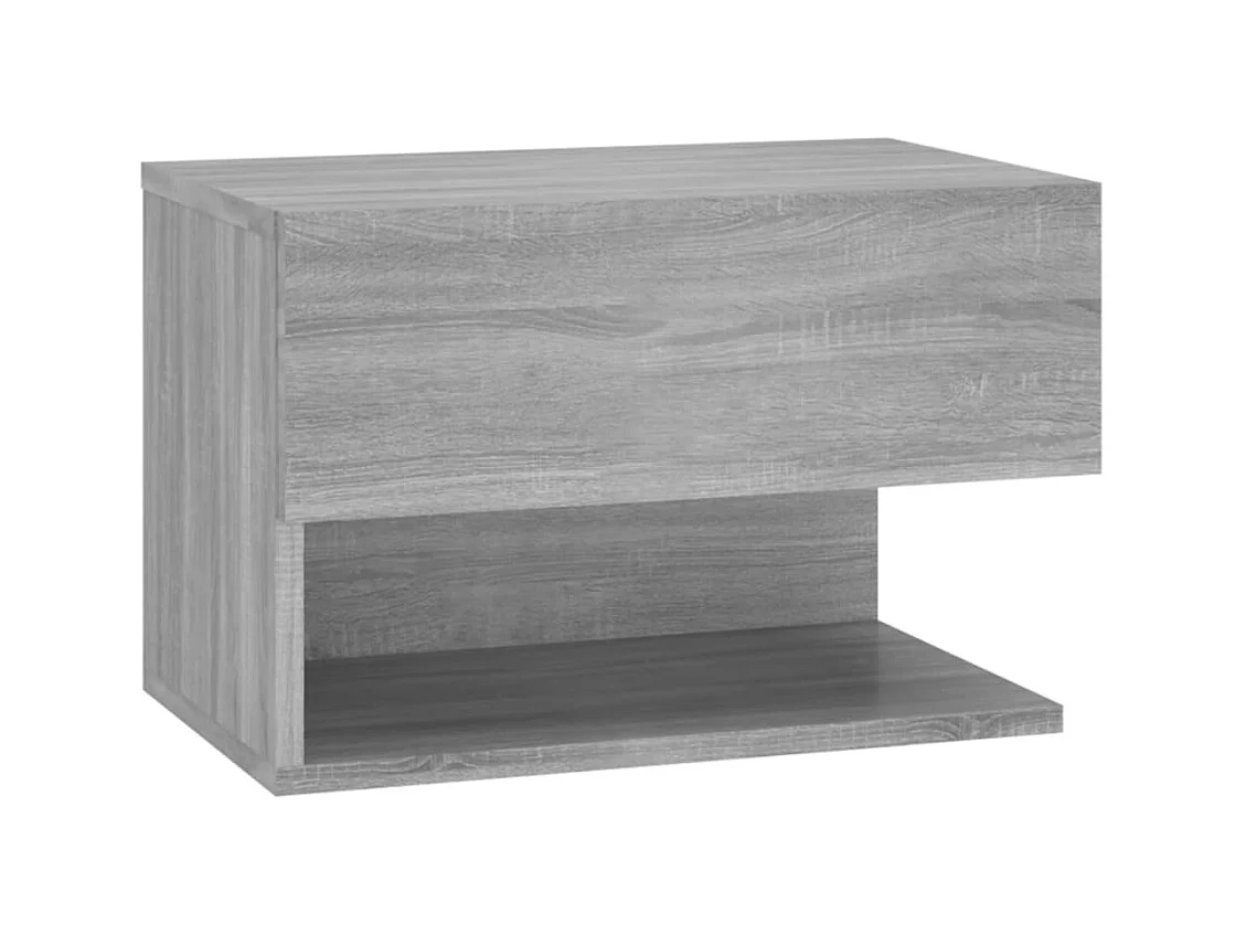 Freke  Table de chevet murale Sonoma gris