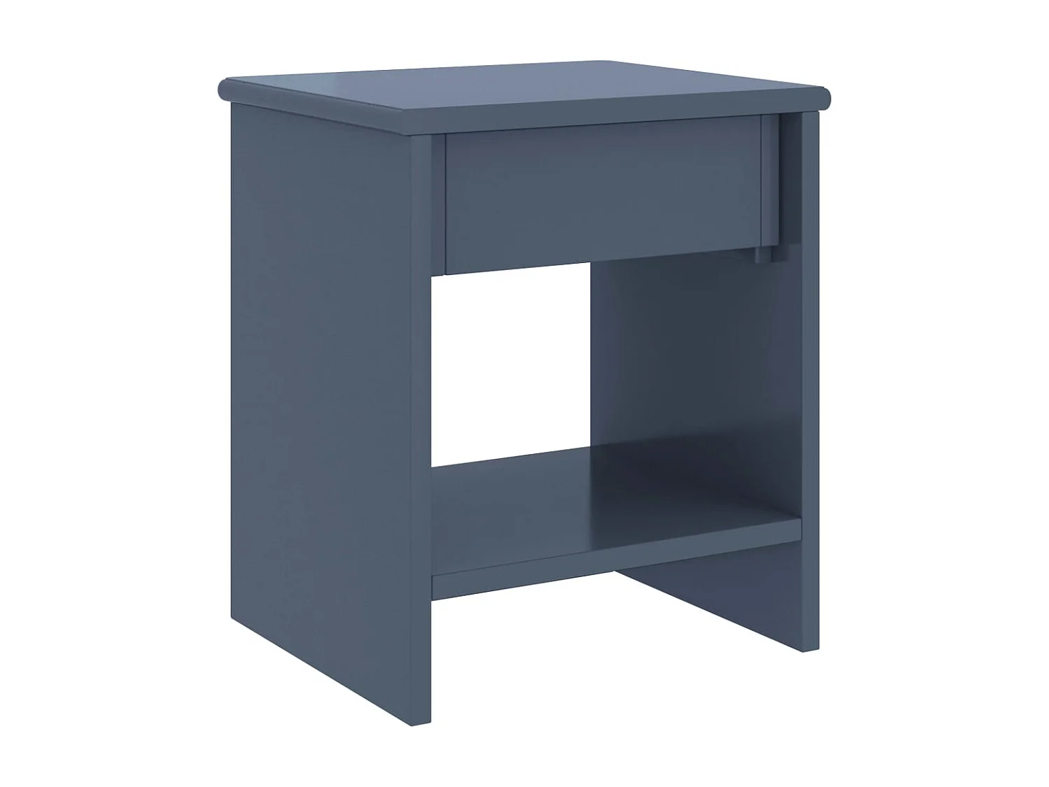 Jeliana  Table de chevet Gris clair 35x30x40 cm Bois de pin massif