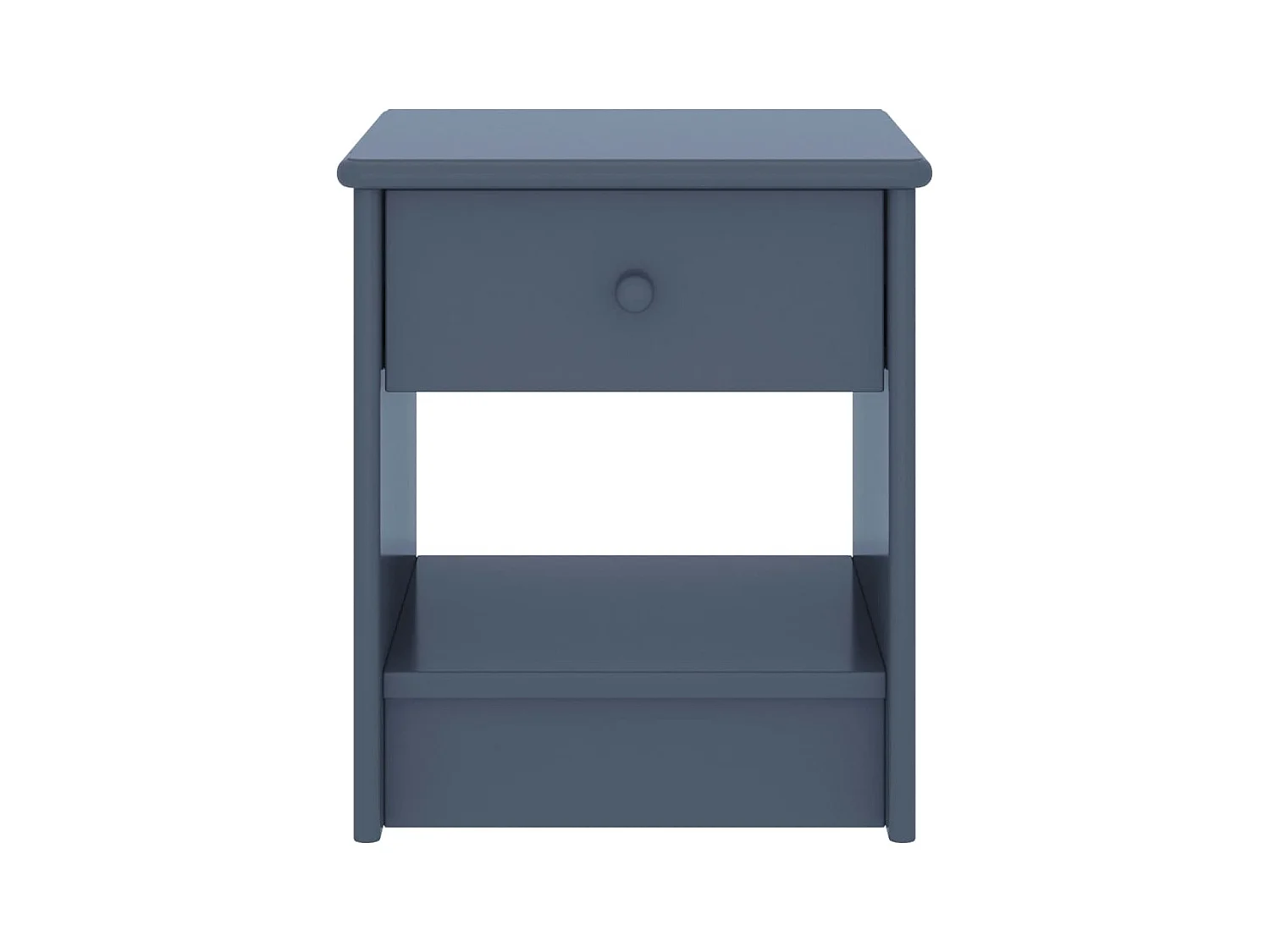 Jeliana  Table de chevet Gris clair 35x30x40 cm Bois de pin massif