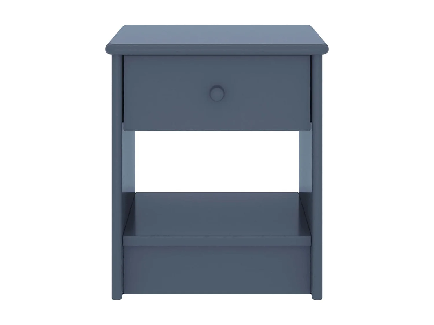 Jeliana  Table de chevet Gris clair 35x30x40 cm Bois de pin massif