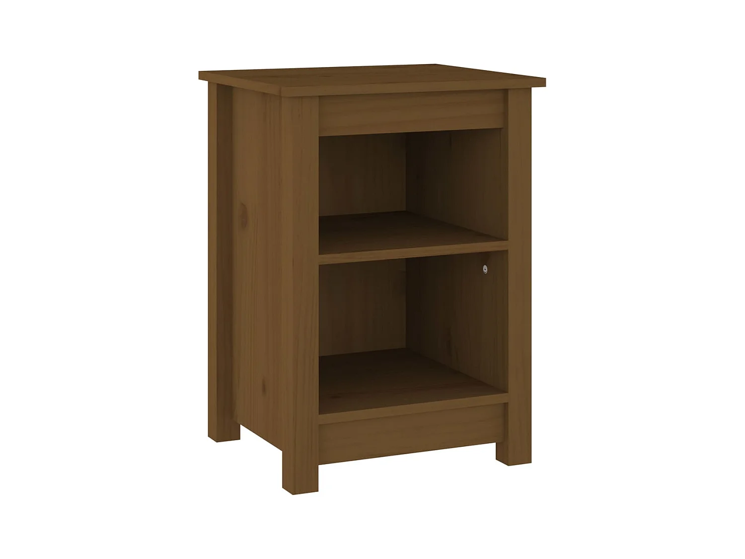 Waldoboro  Tables de chevet 2 pcs Marron miel 40x35x55 cm Bois pin massif