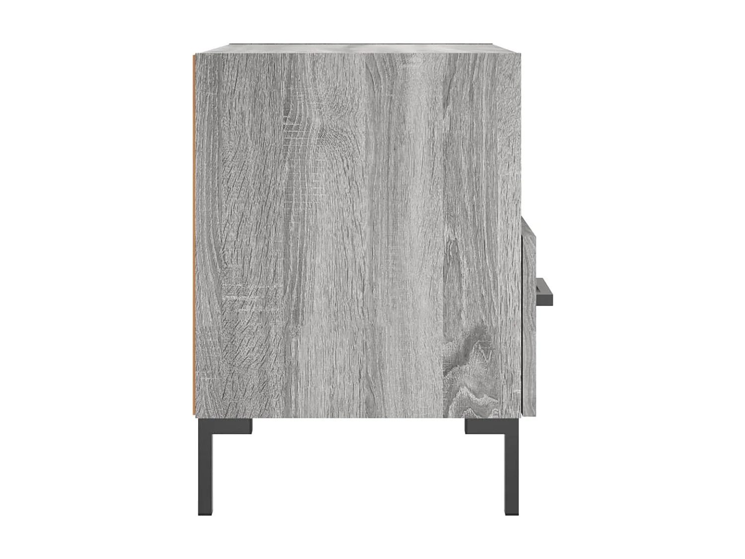 Paul-Henri  Comodini 2 pz Grigio Sonoma 40x35x47,5 cm in Legno Multistrato