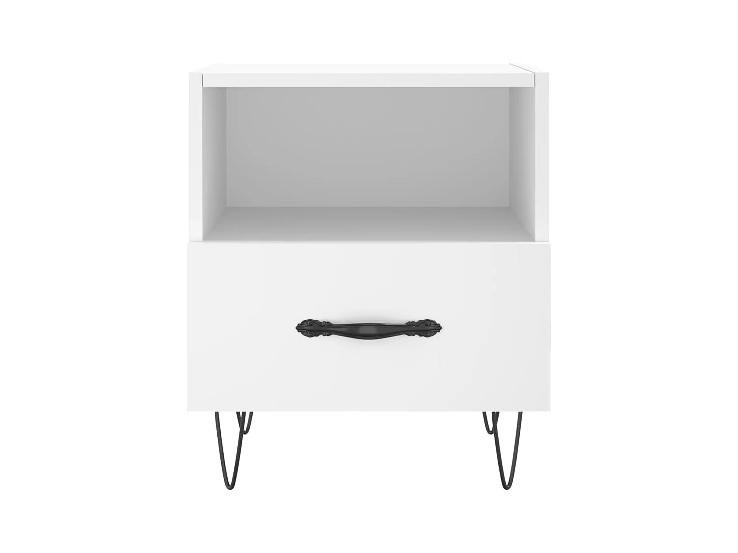 Joshua Tree  Tables de chevet 2 pcs blanc 40x35x47,5 cm bois d’ingénierie