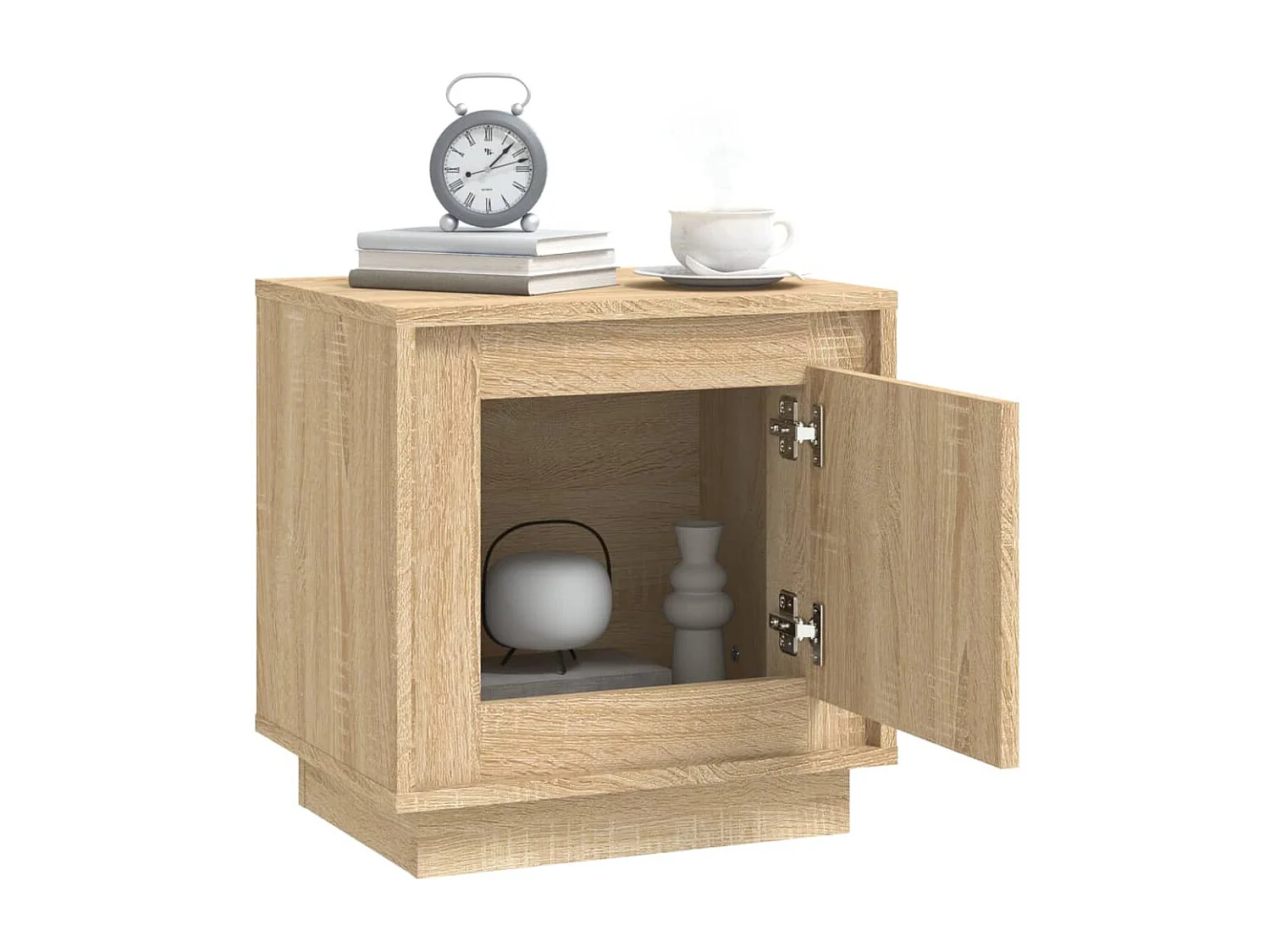 Jordy  Tables de chevet 2pcs chêne sonoma 44x35x45cm bois d'ingénierie