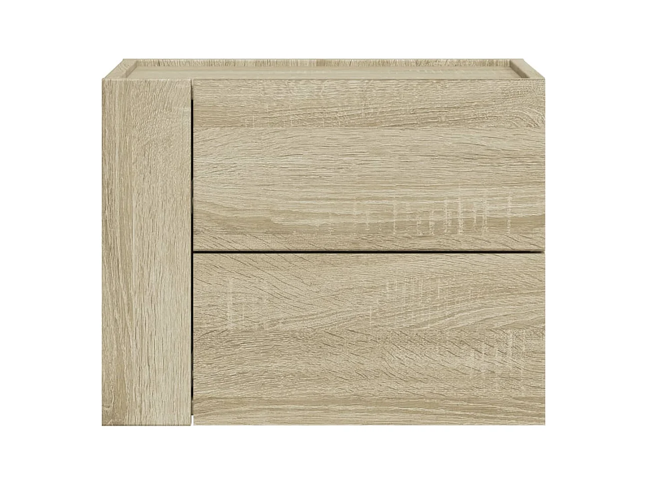 Dayton  Table de chevet murale chêne sonoma 45x30x35 cm