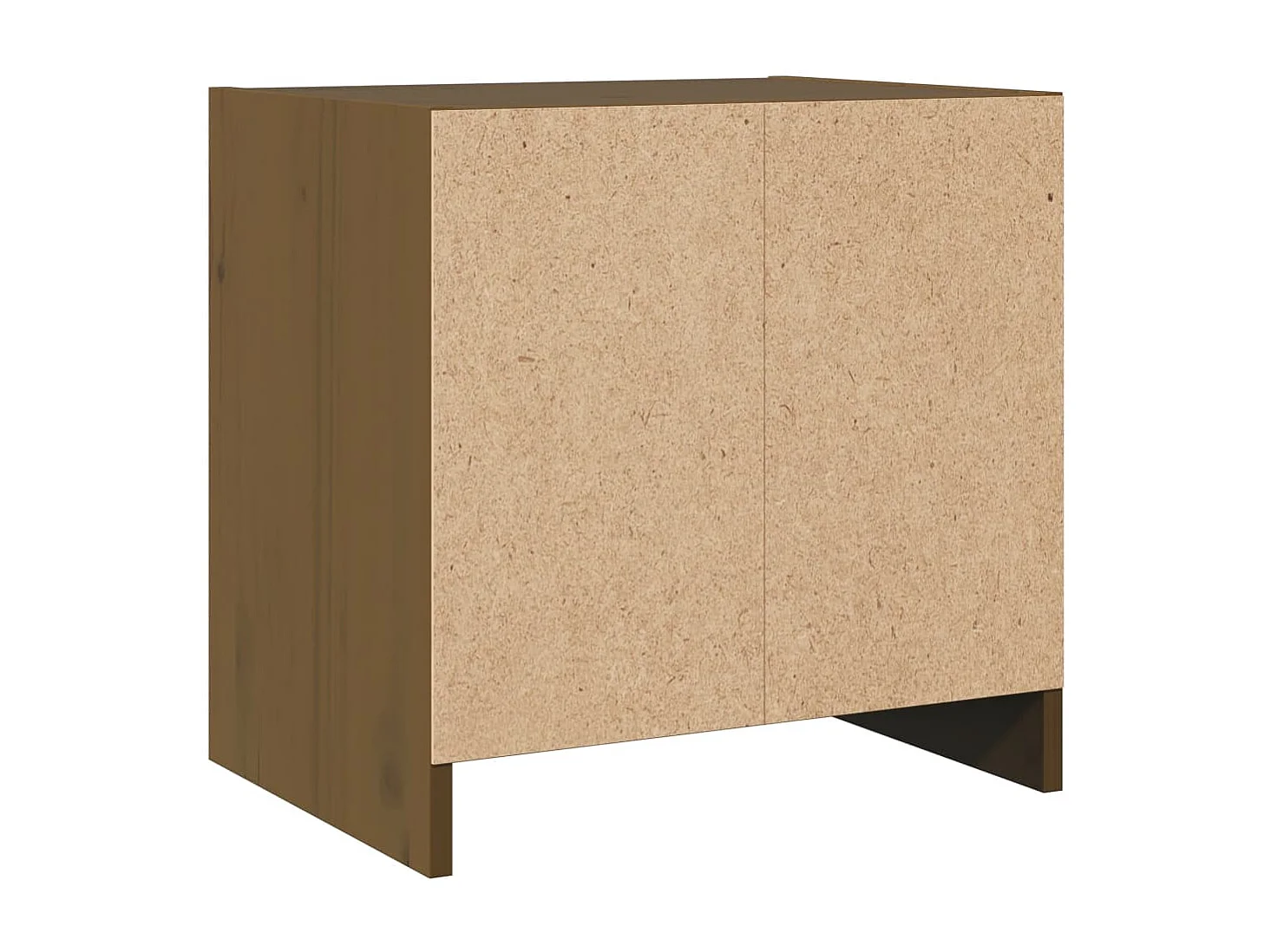 Assaria  Tables de chevet 2 pcs Marron miel 40x30,5x40 cm Bois de pin