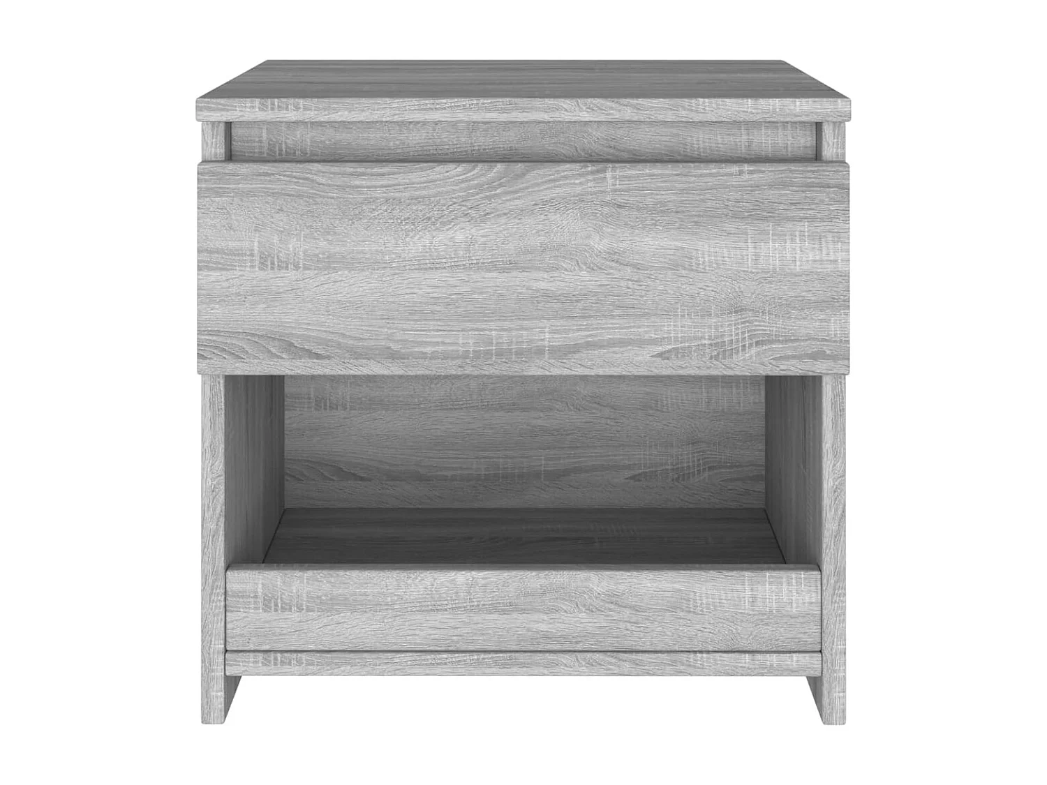 Elle  Tables de chevet 2 pcs Sonoma gris 40x30x39cm Bois d'ingénierie