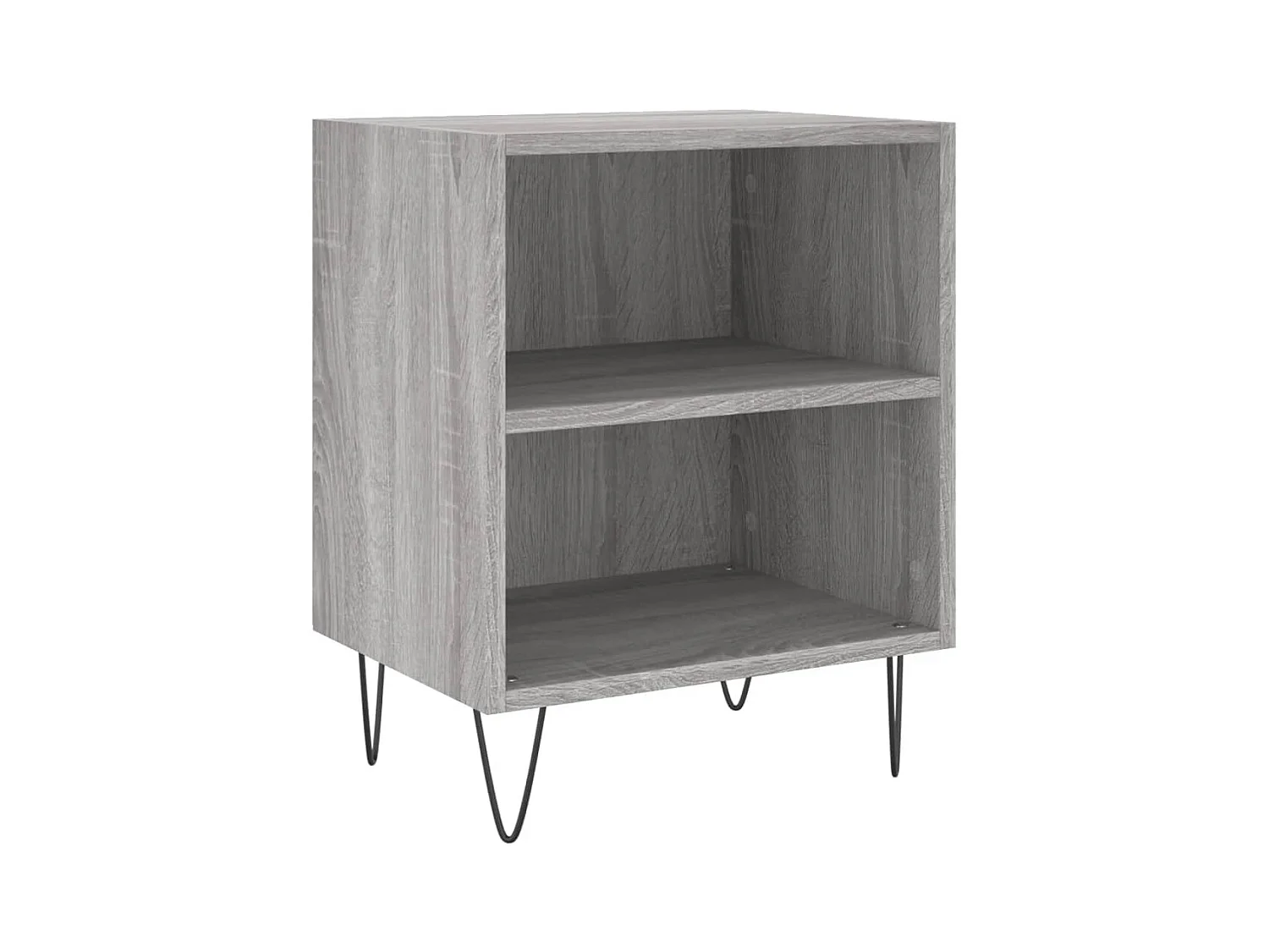 Urond  Tables de chevet 2 pcs sonoma gris 40x30x50cm bois d'ingénierie