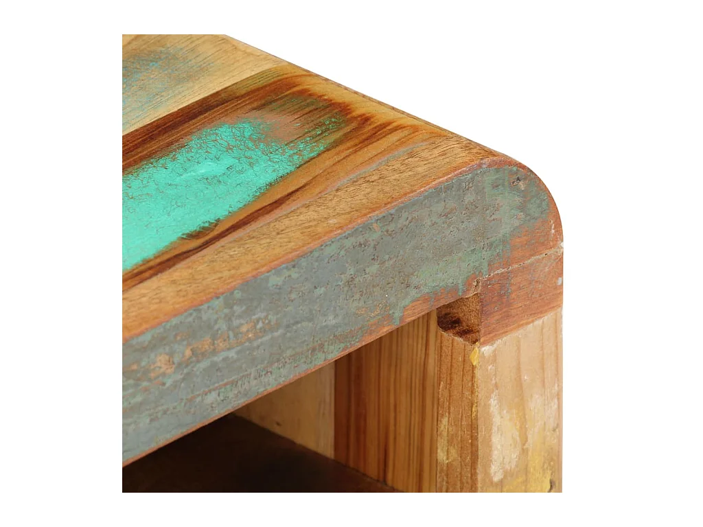 Jean-Romain  Table de chevet 30x30x41 cm Bois de récupération massif