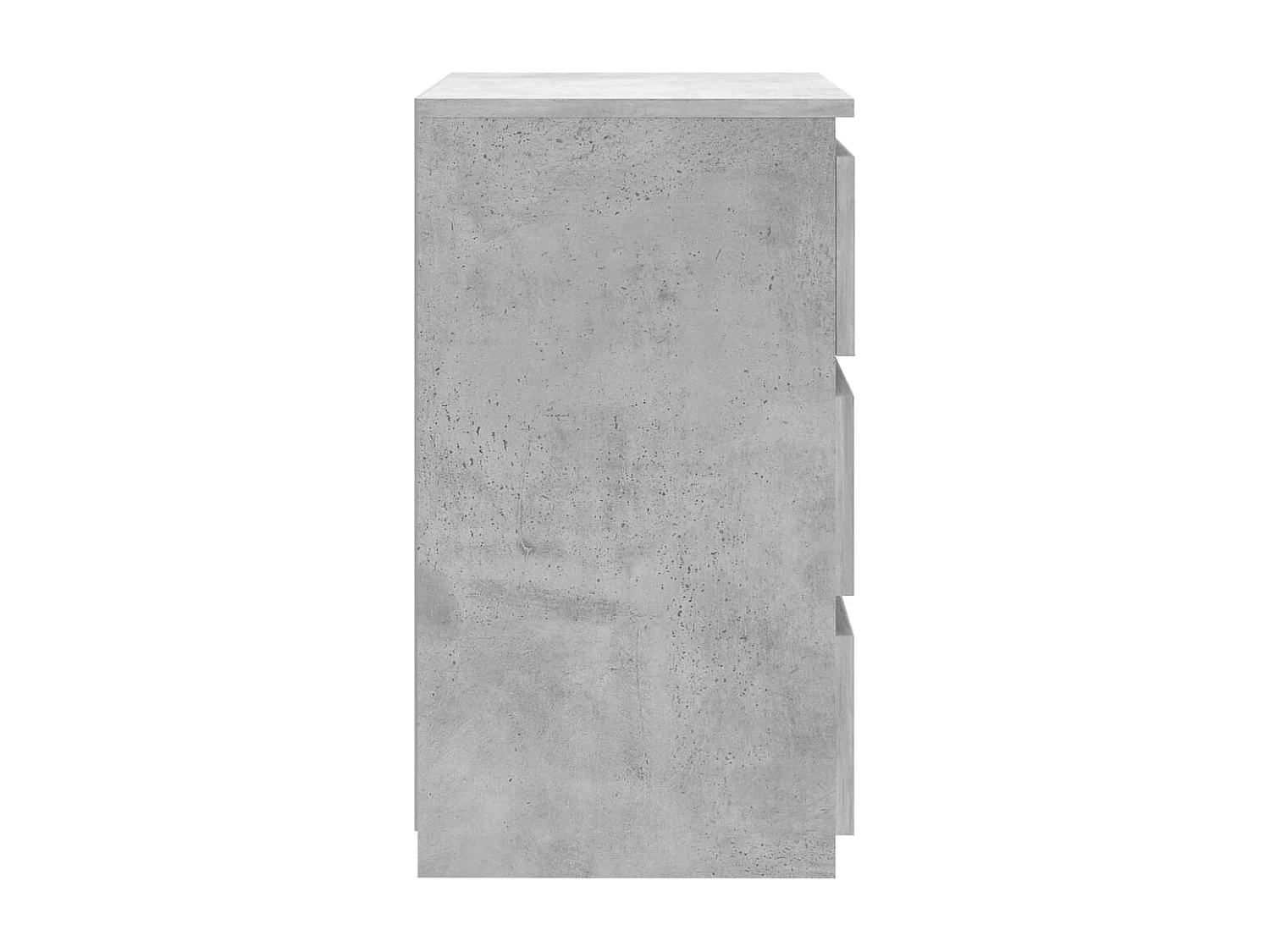 Altamonte Springs  Comodini 2pz Grigio Cemento 40x35x62,5 cm in Legno Multistrato