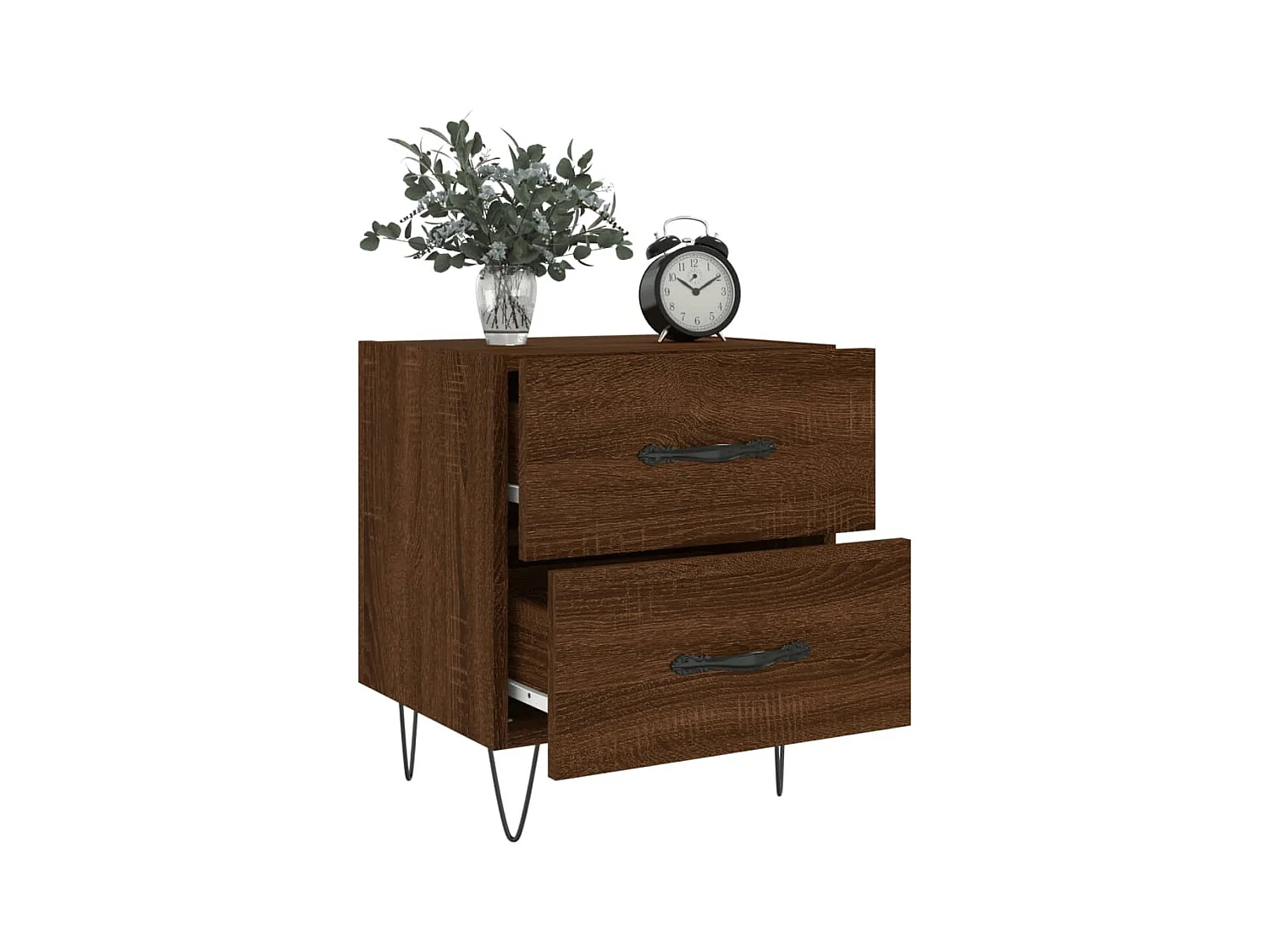 Alameda  Tables de chevet 2 pcs chêne marron 40x35x47,5 cm