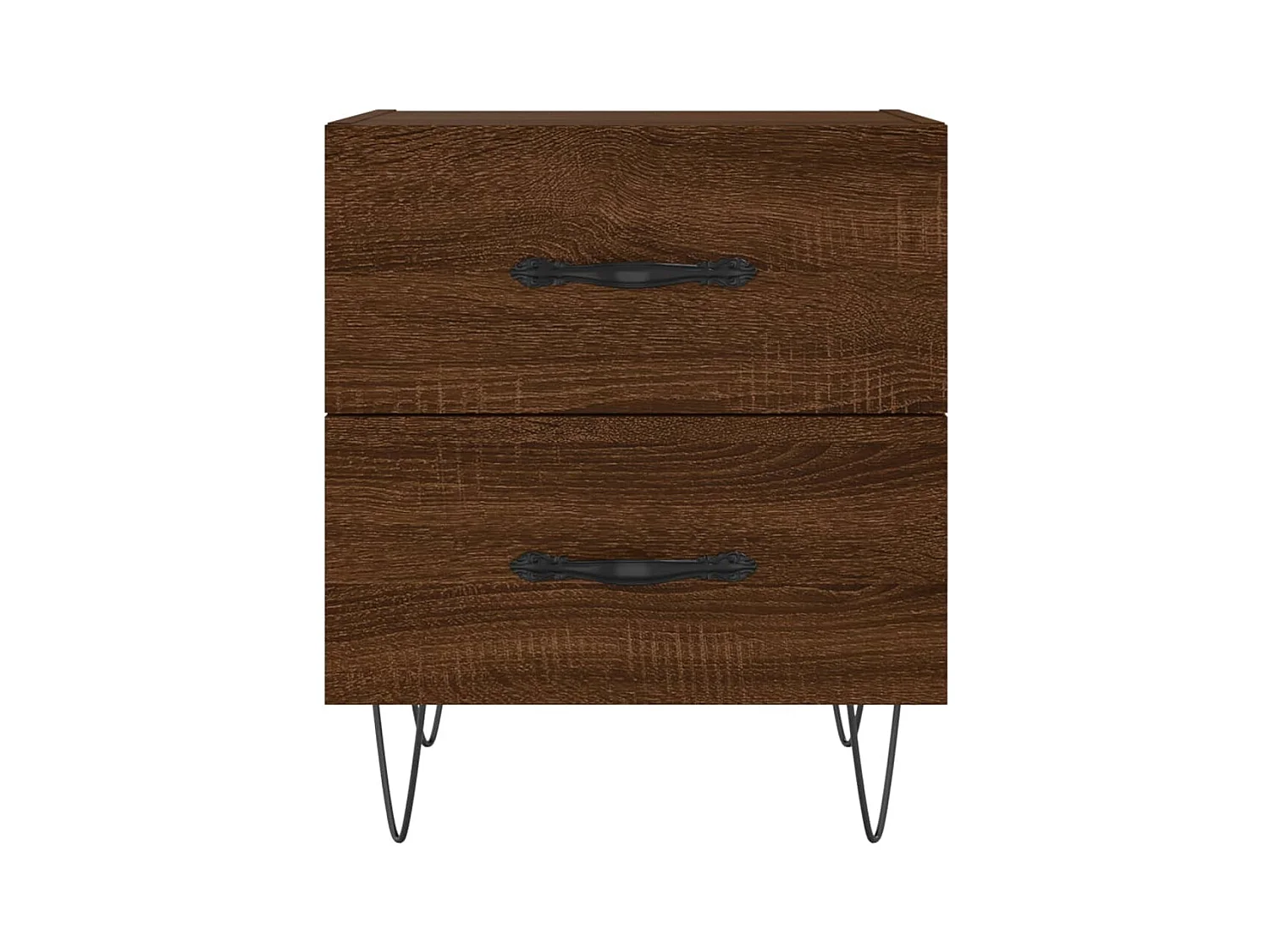 Alameda  Tables de chevet 2 pcs chêne marron 40x35x47,5 cm