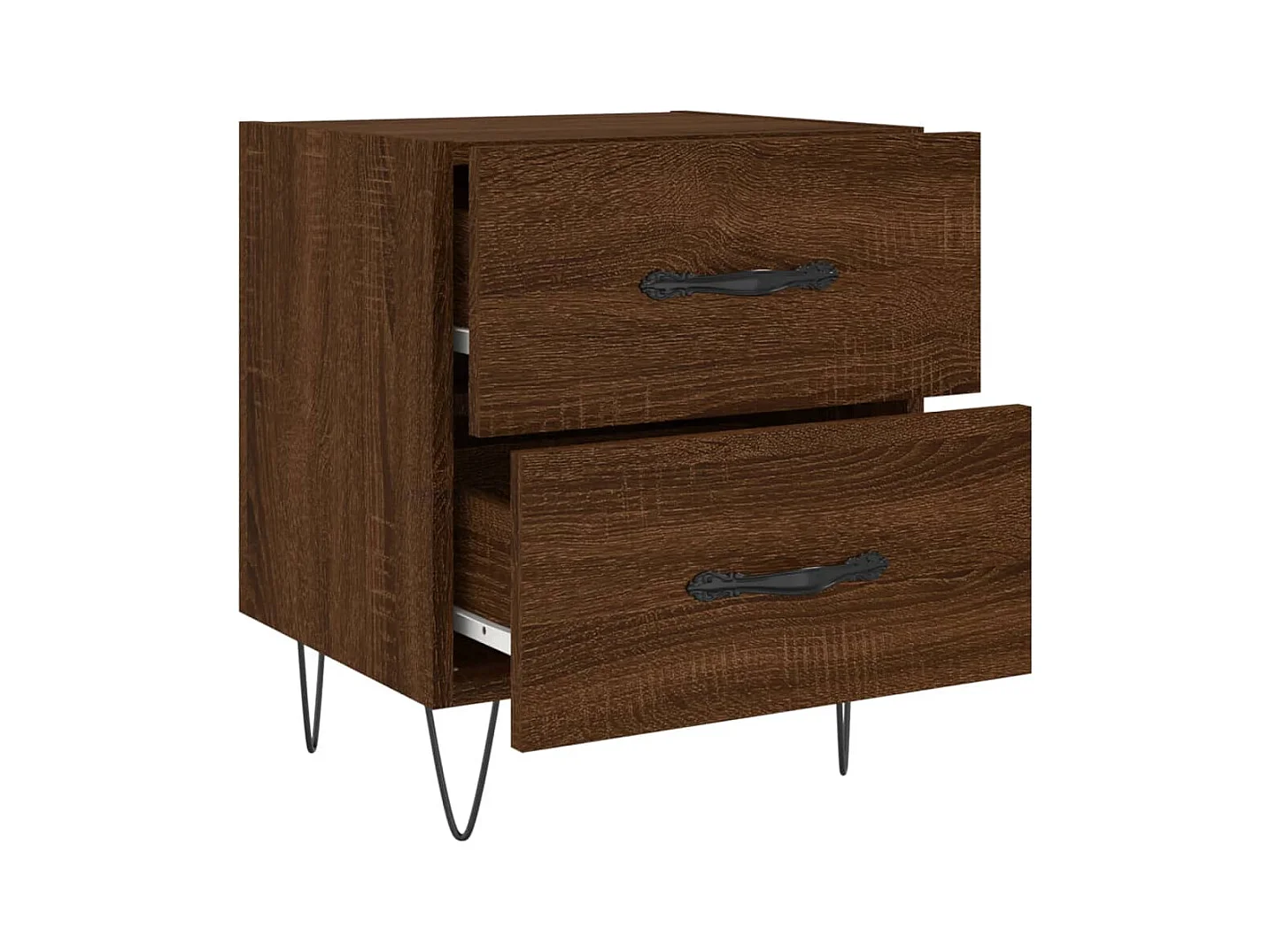 Alameda  Tables de chevet 2 pcs chêne marron 40x35x47,5 cm