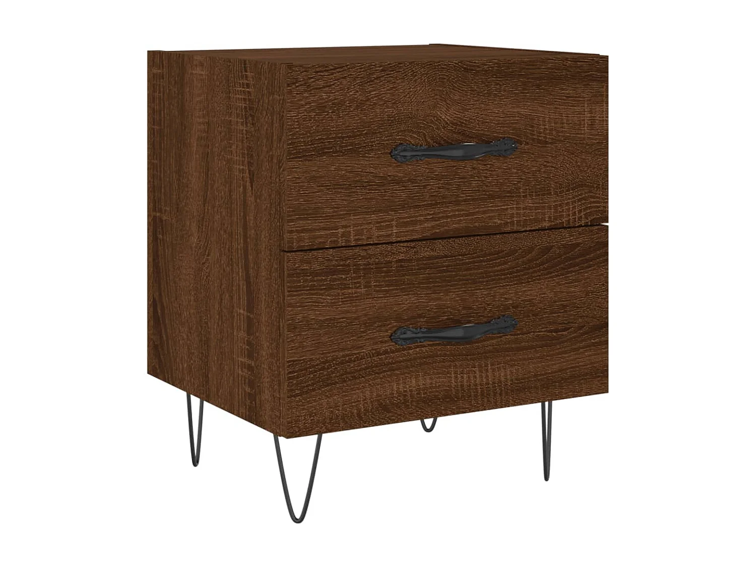 Alameda  Tables de chevet 2 pcs chêne marron 40x35x47,5 cm