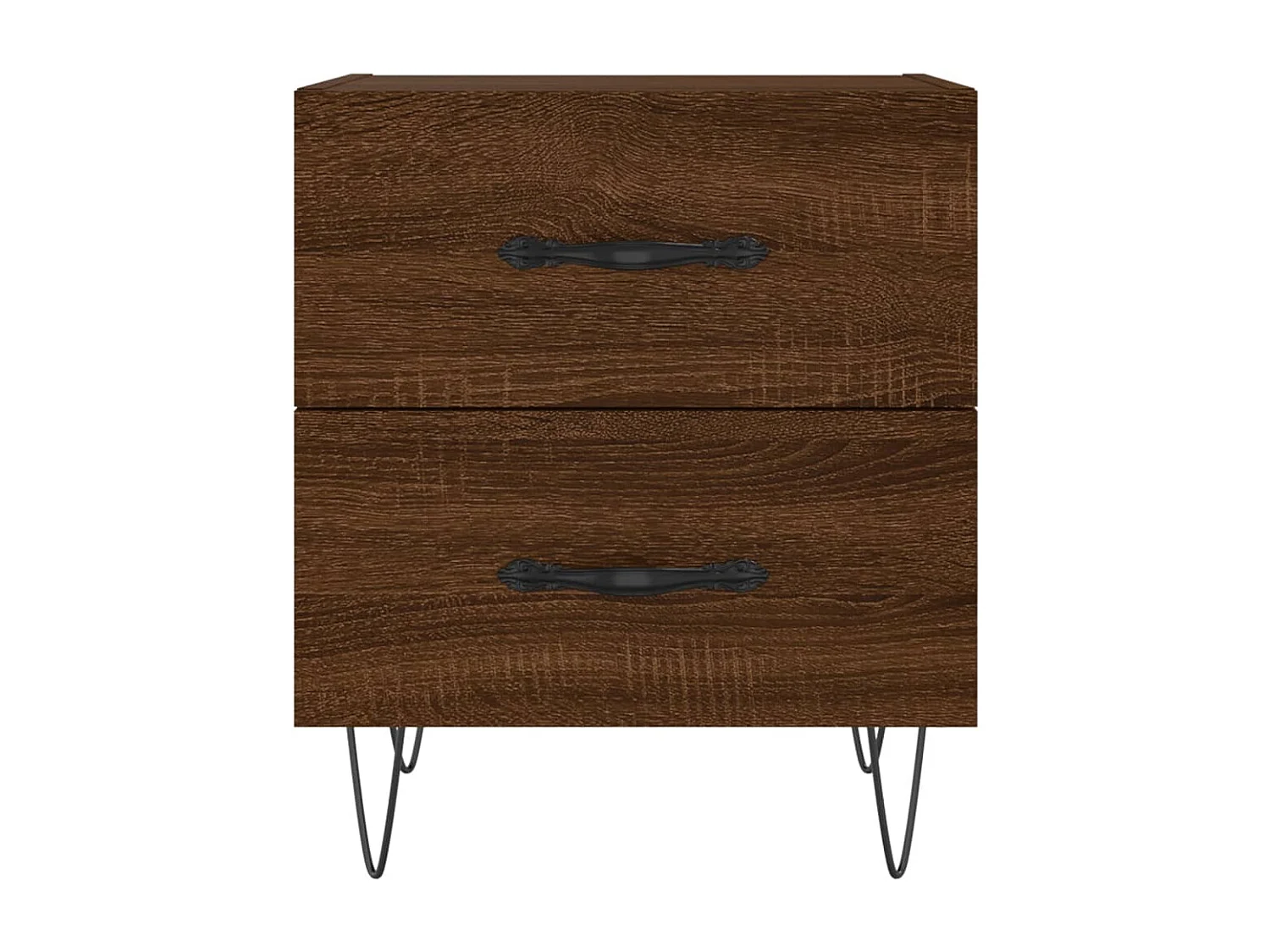 Alameda  Tables de chevet 2 pcs chêne marron 40x35x47,5 cm