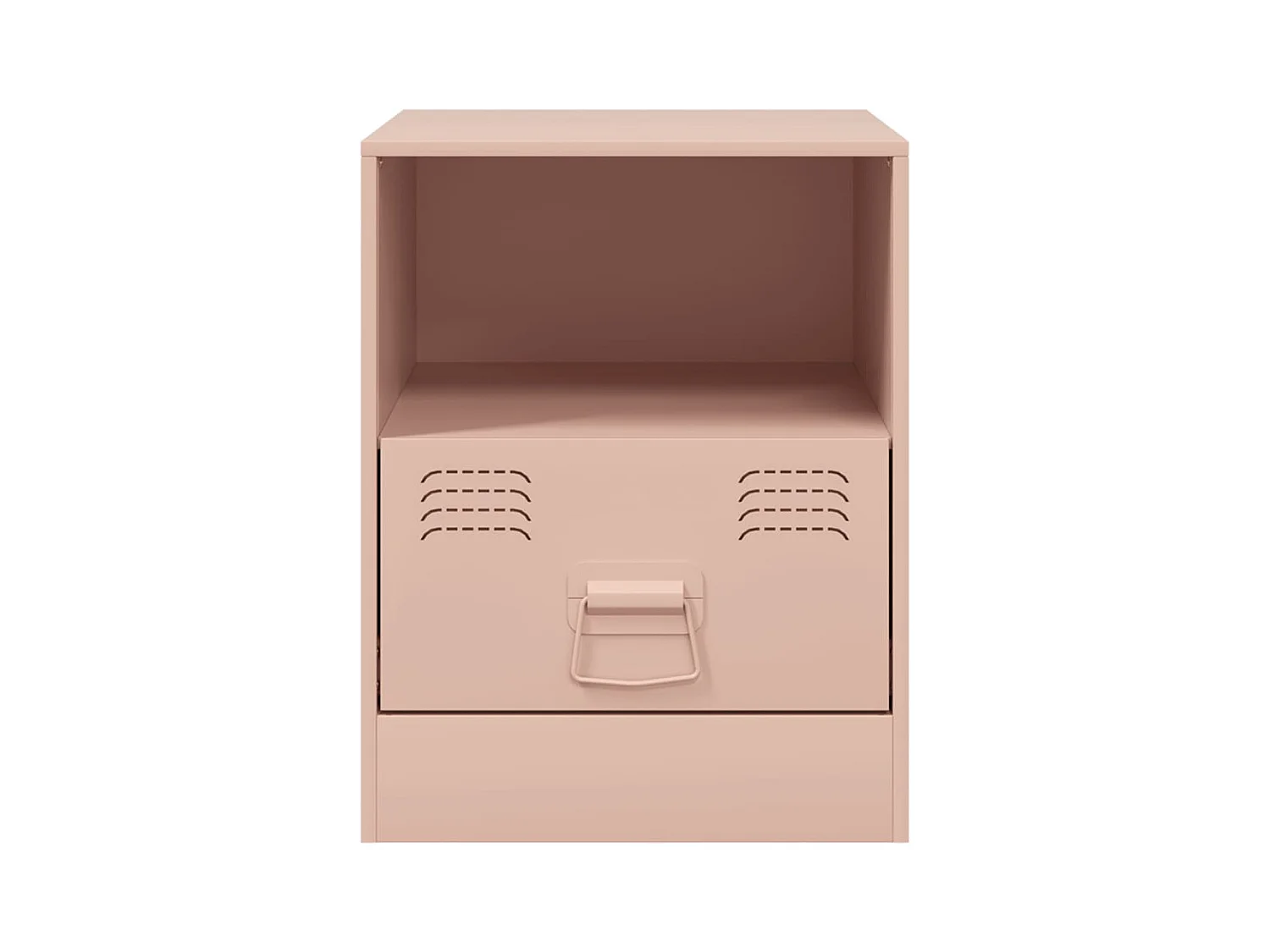 Elthor  Tables de chevet 2 pcs rose 34,5x39x44 cm acier