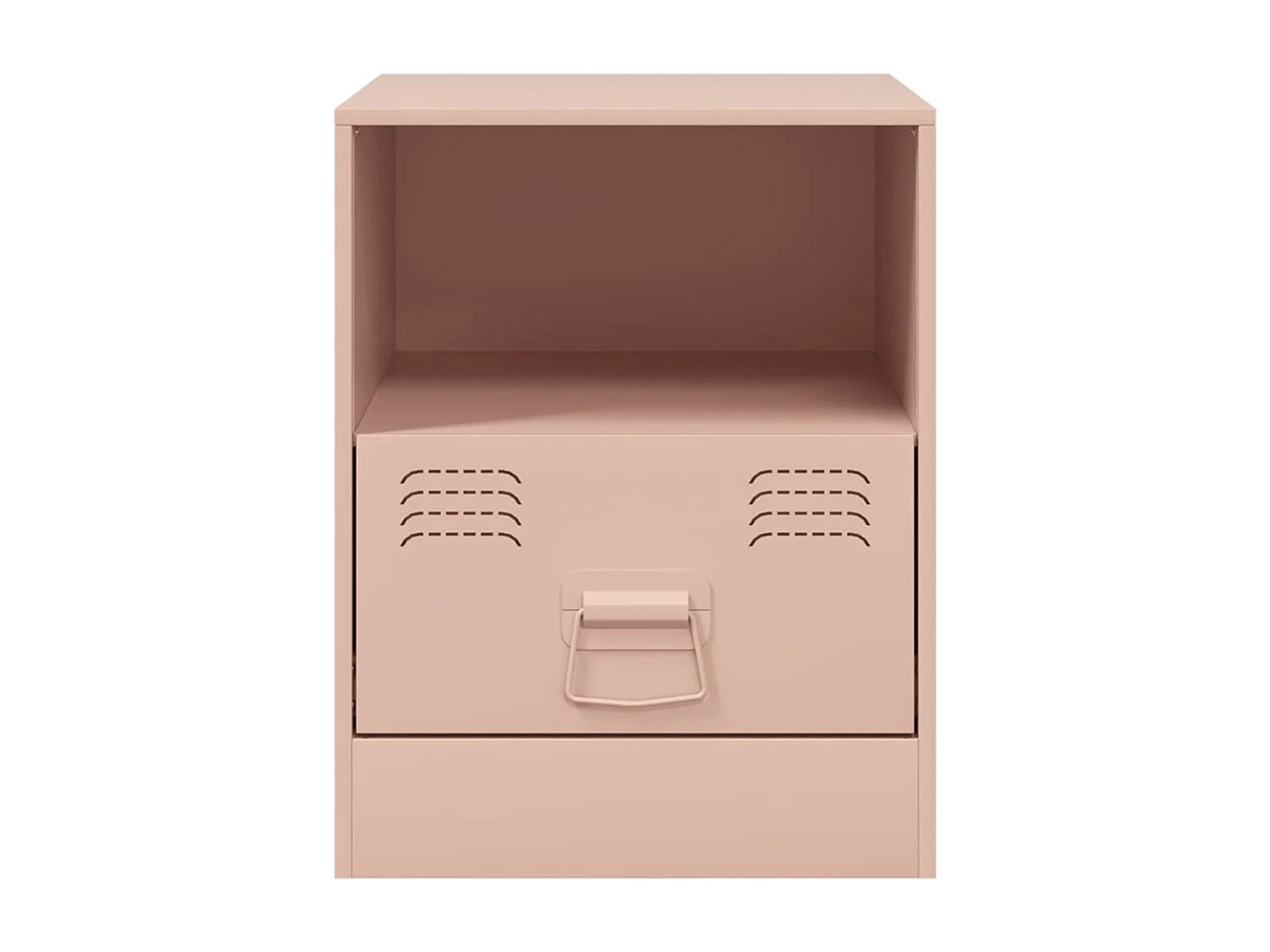 Elthor  Tables de chevet 2 pcs rose 34,5x39x44 cm acier