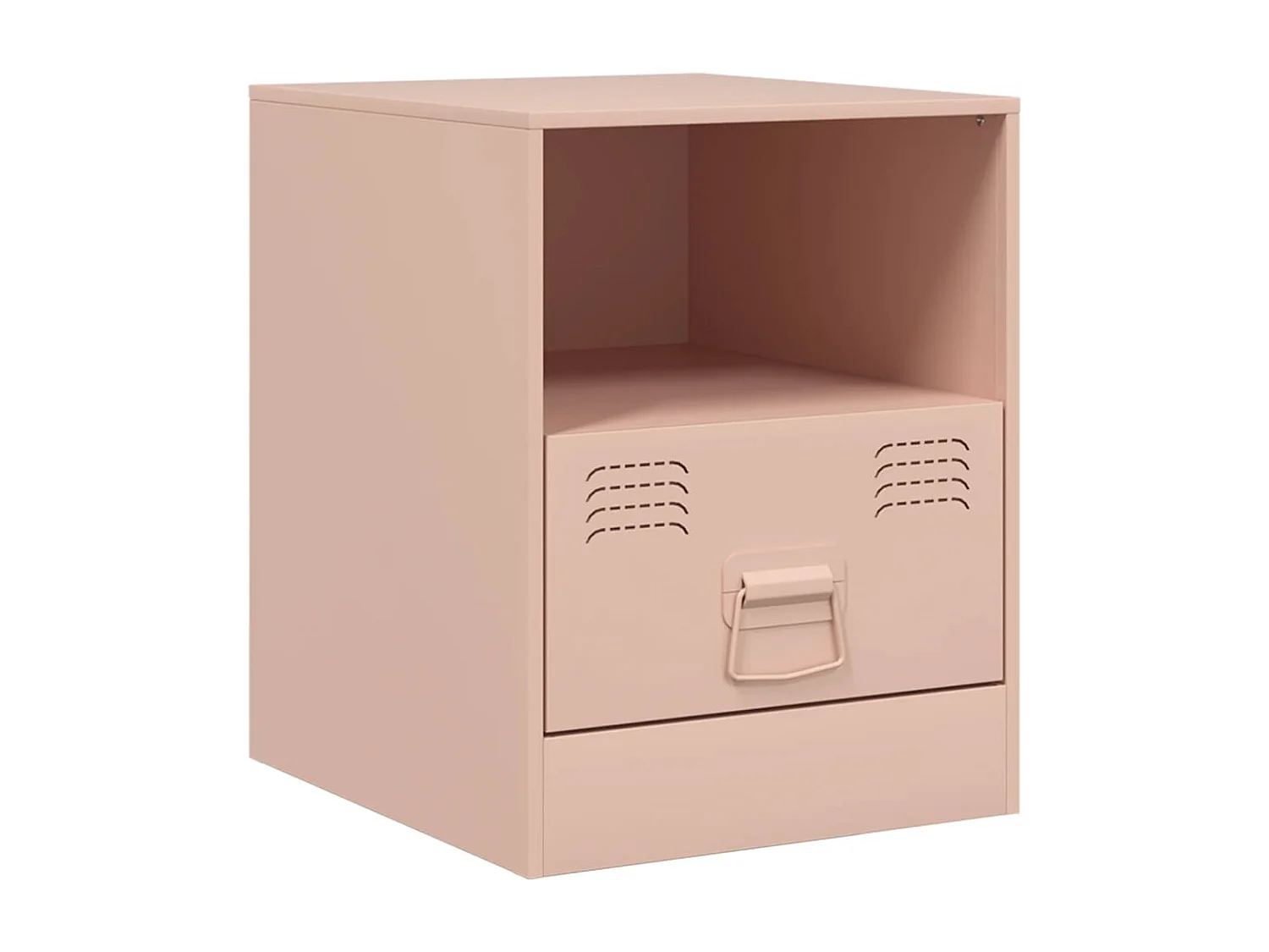 Elthor  Tables de chevet 2 pcs rose 34,5x39x44 cm acier