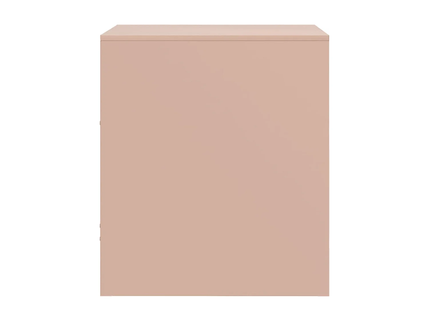 Elthor  Tables de chevet 2 pcs rose 34,5x39x44 cm acier