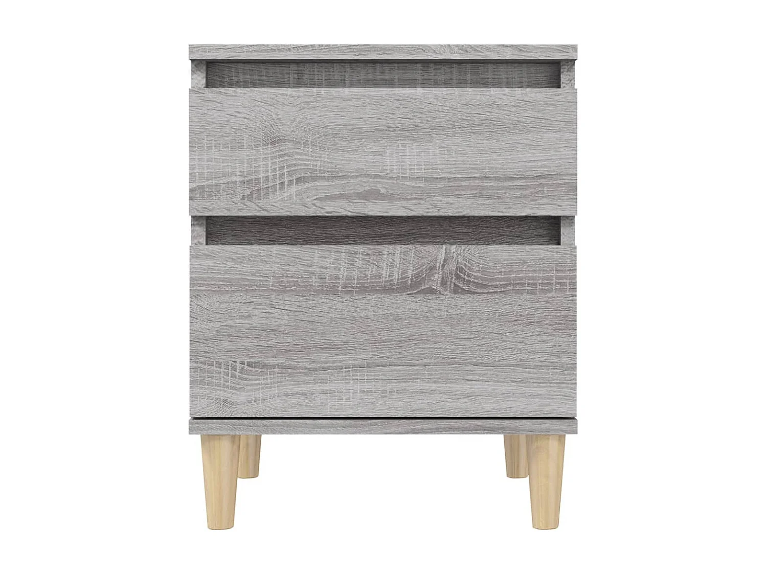 Montmorency  Tables de chevet 2 pcs Sonoma gris 40x35x50 cm