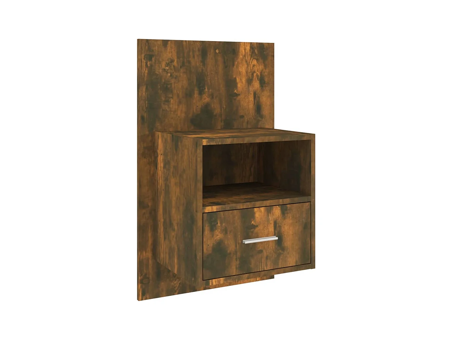 Bella Marie  Tables de chevet murales 2 pcs Chêne fumé