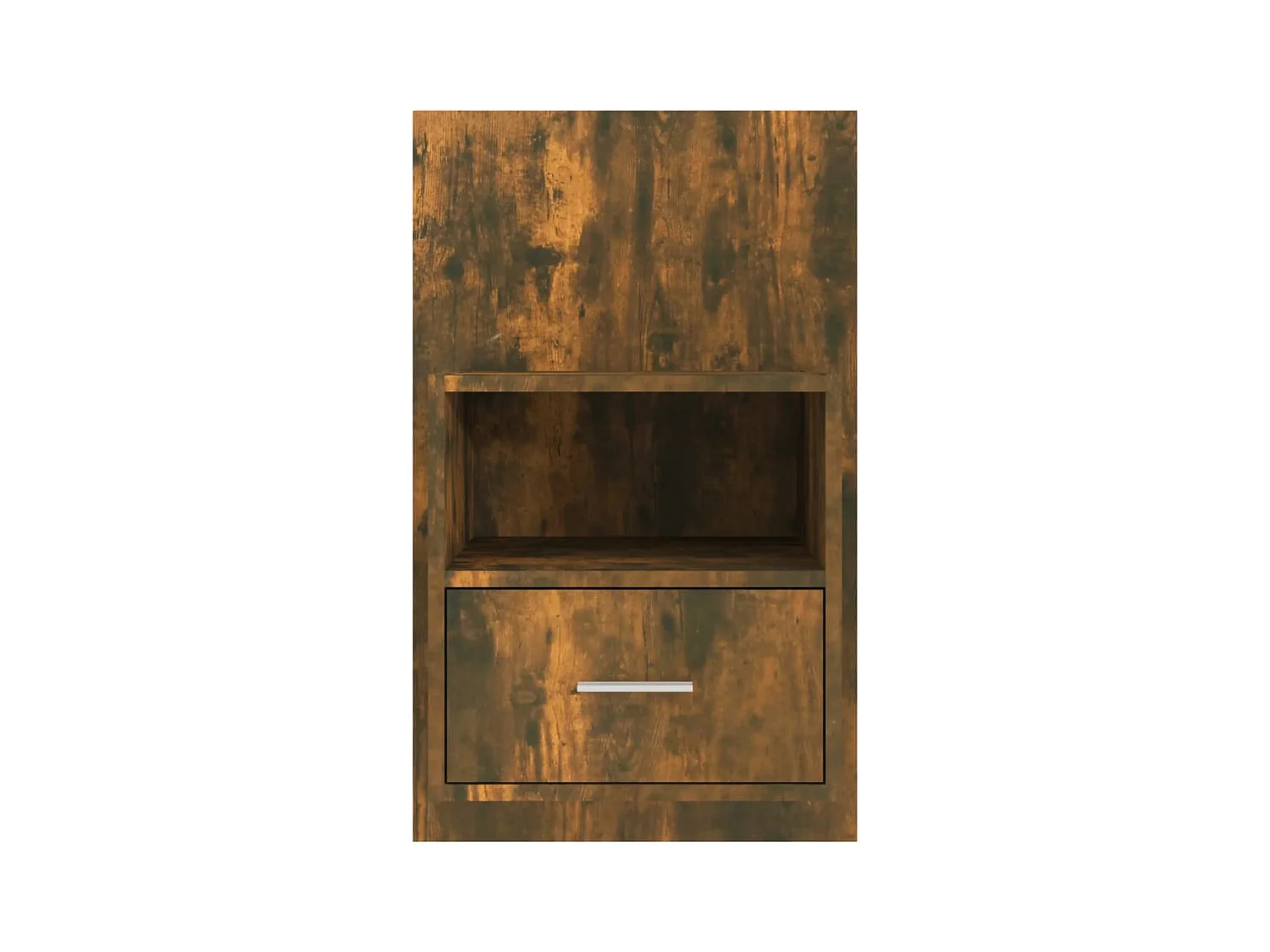 Bella Marie  Tables de chevet murales 2 pcs Chêne fumé