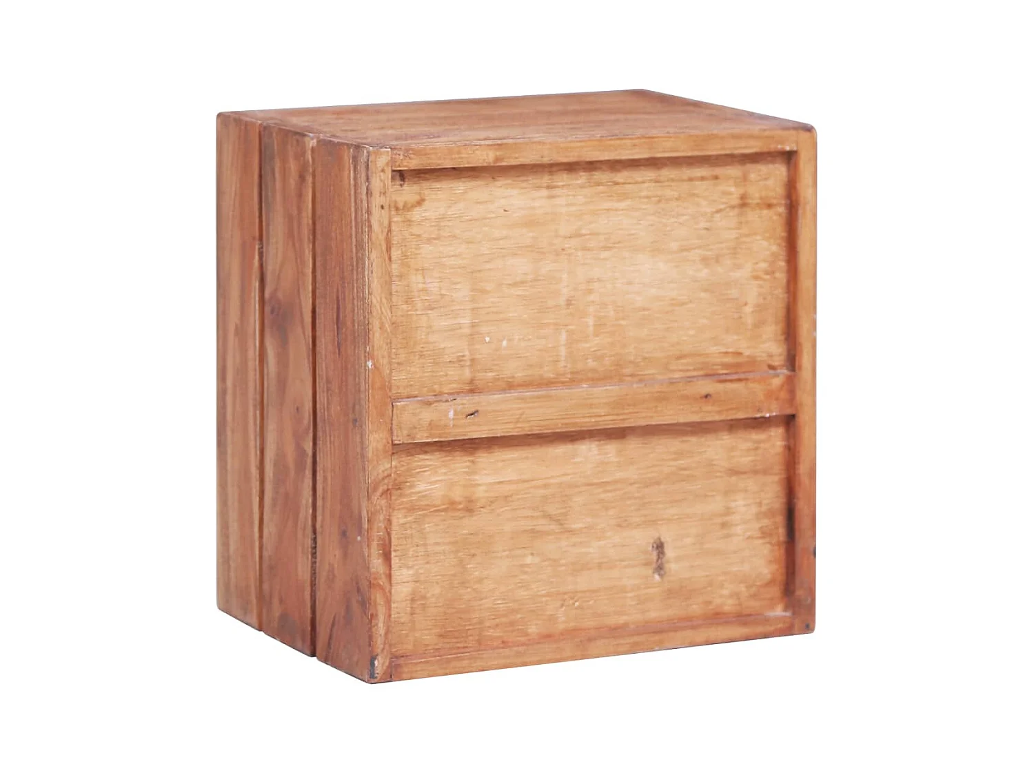 Garden Furniture -  Table de chevet avec 3 tiroirs 35x25x35 cm bois d'acajou massif