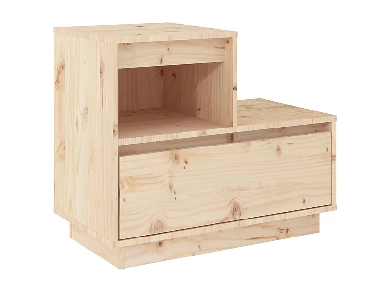 Kværndrup  Table de chevet 60x34x51 cm Bois de pin solide
