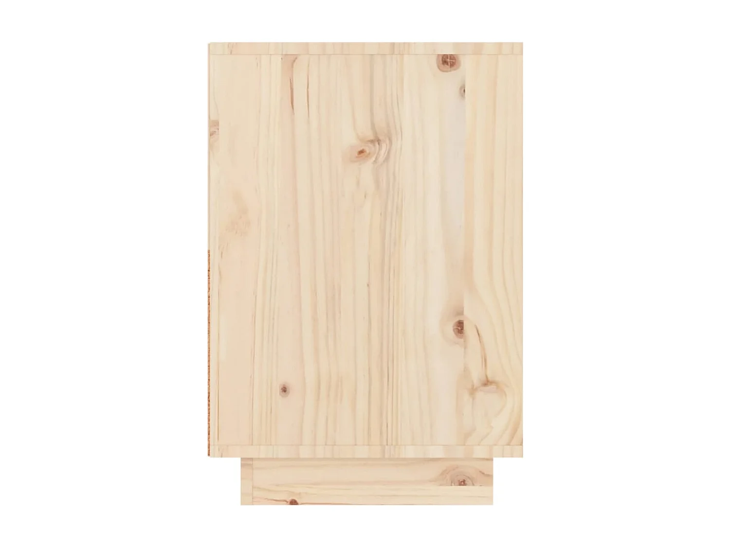 Kværndrup  Mesita de noche madera maciza de pino 60x34x51 cm