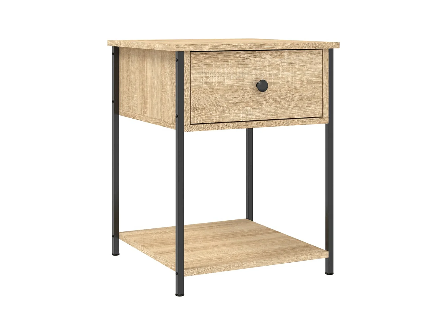 Ranum  Tables de chevet 2 pcs chêne sonoma 44x45x58 cm bois ingénierie